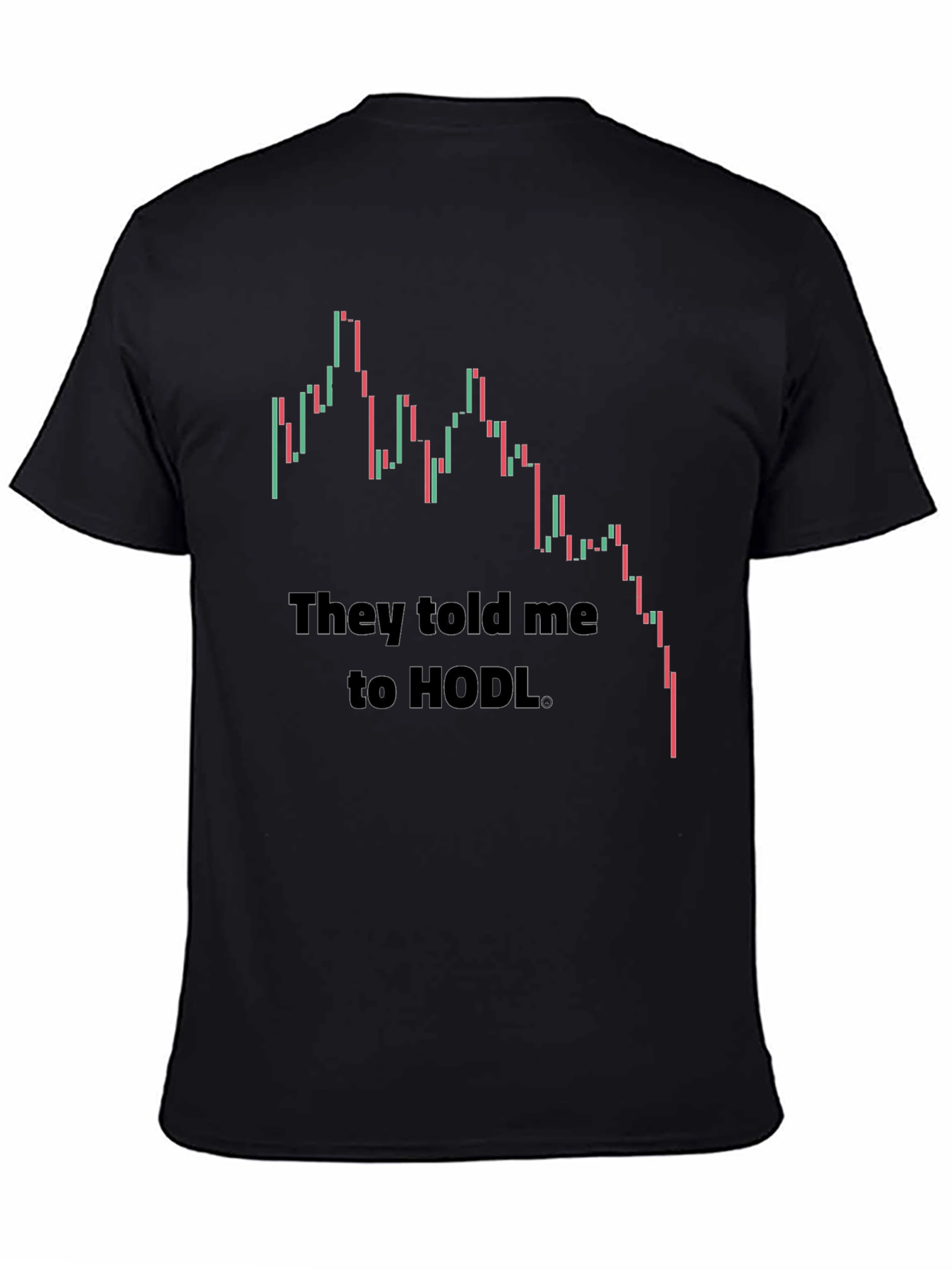 HODL Crypto Stock Chart T-Shirt - 4
