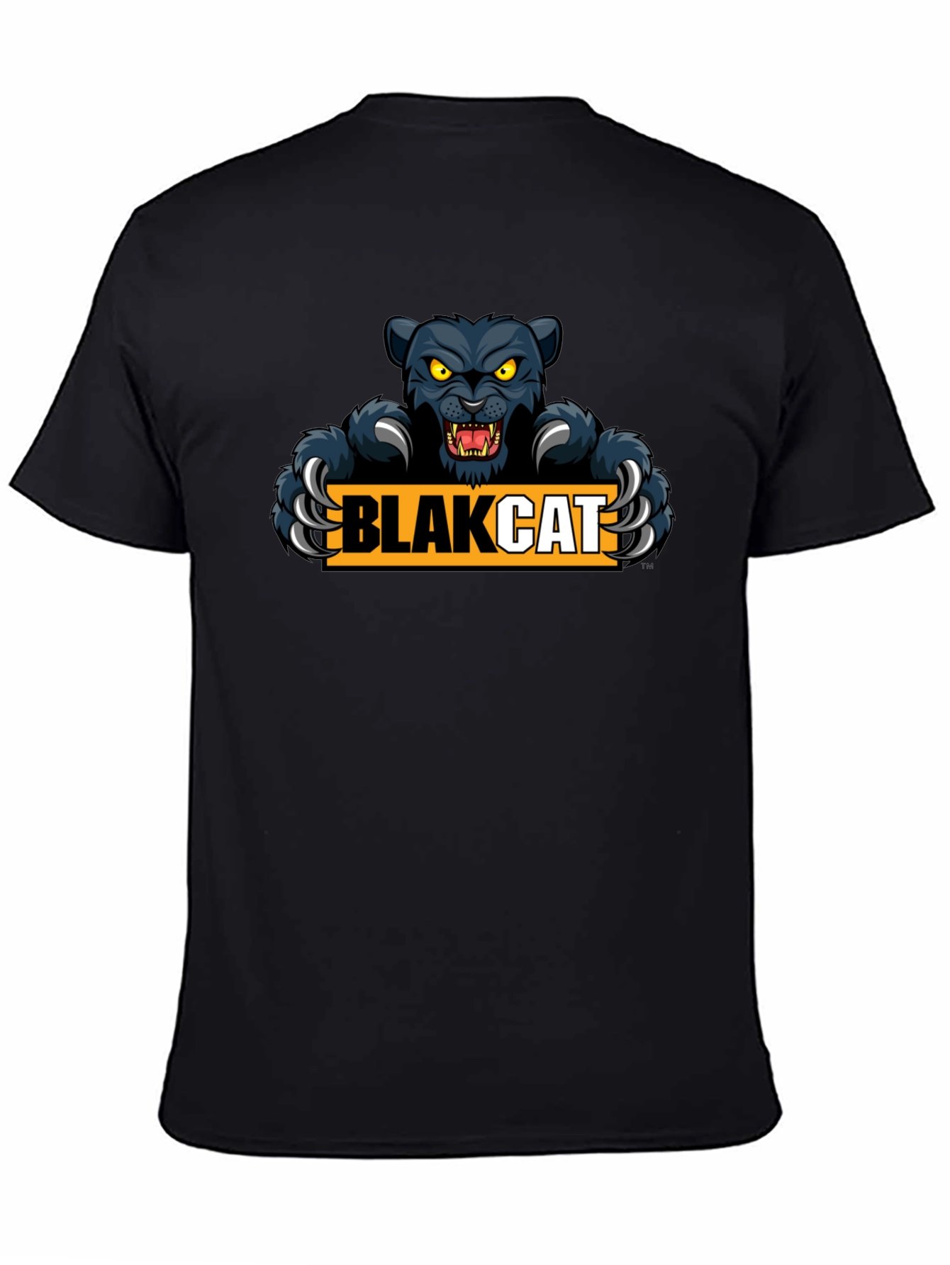 Black Blakcat Graphic T-Shirt view 4