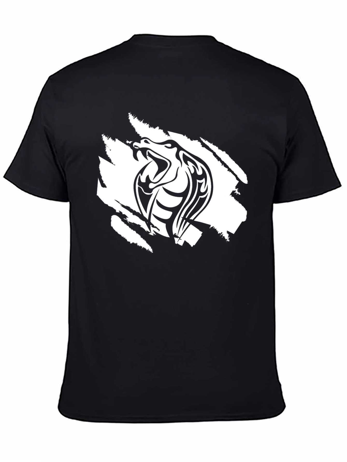 Black Cobra Graphic Tee - Stylish Men's T-Shirt - 4