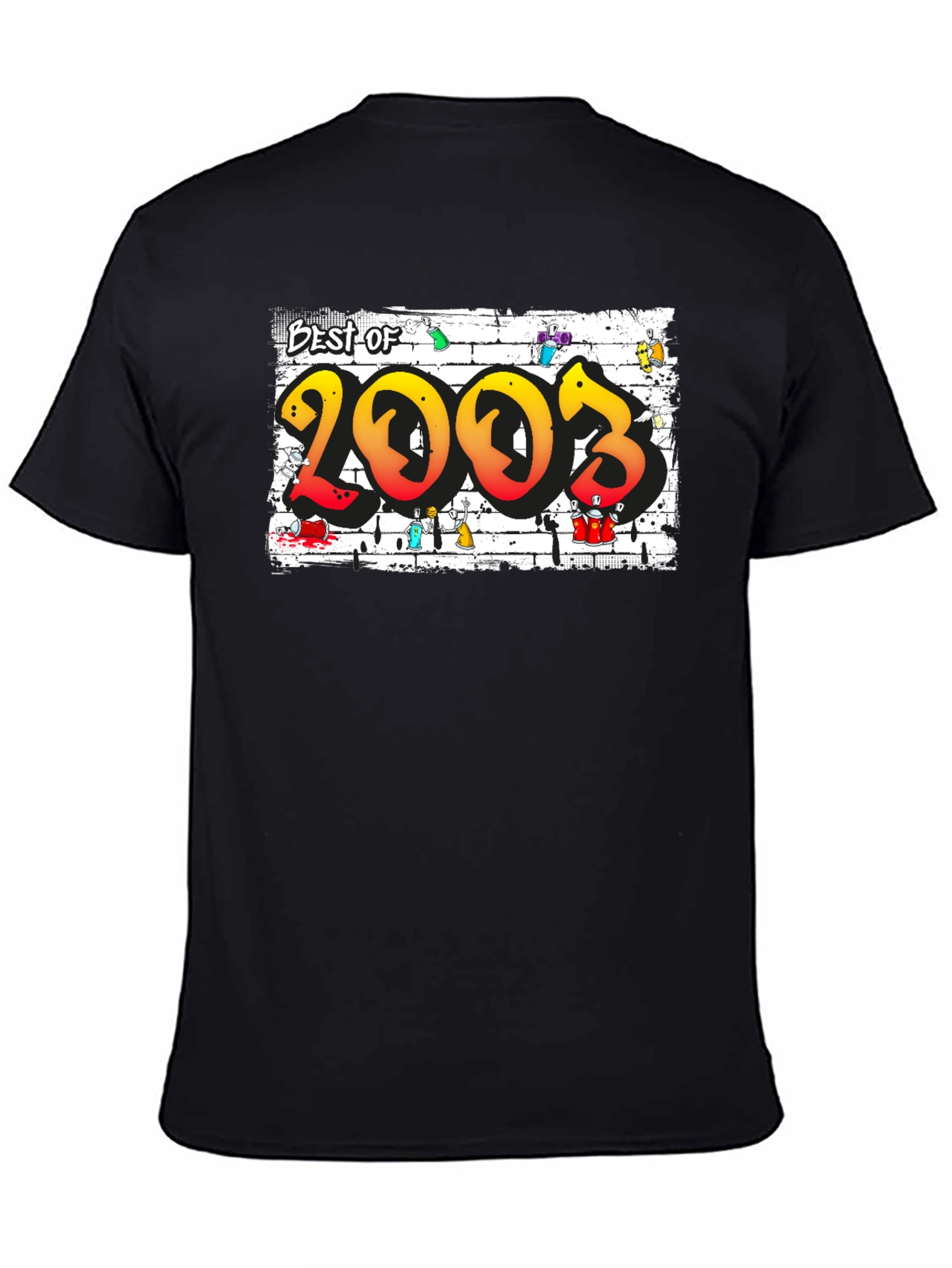 Black Best of 2003 Graffiti T-Shirt view 4