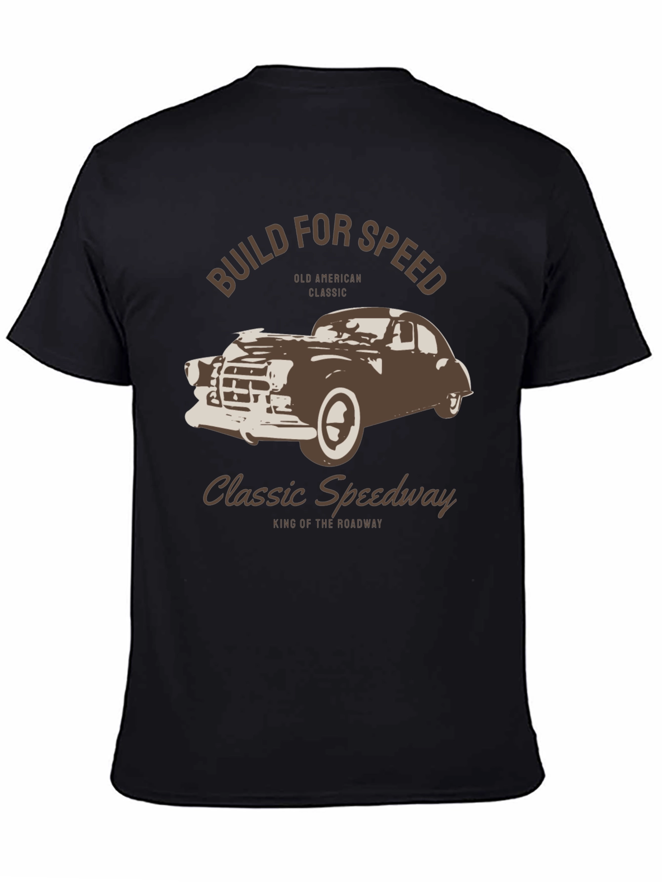 Black Classic Speedway Graphic T-Shirt view 4