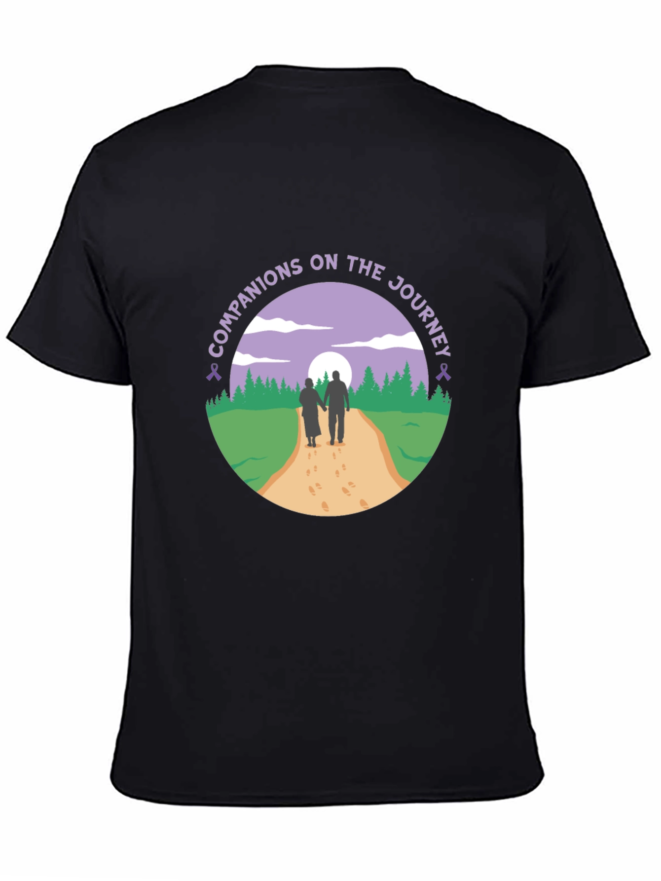 Black Companions on the Journey Graphic T-Shirt view 4