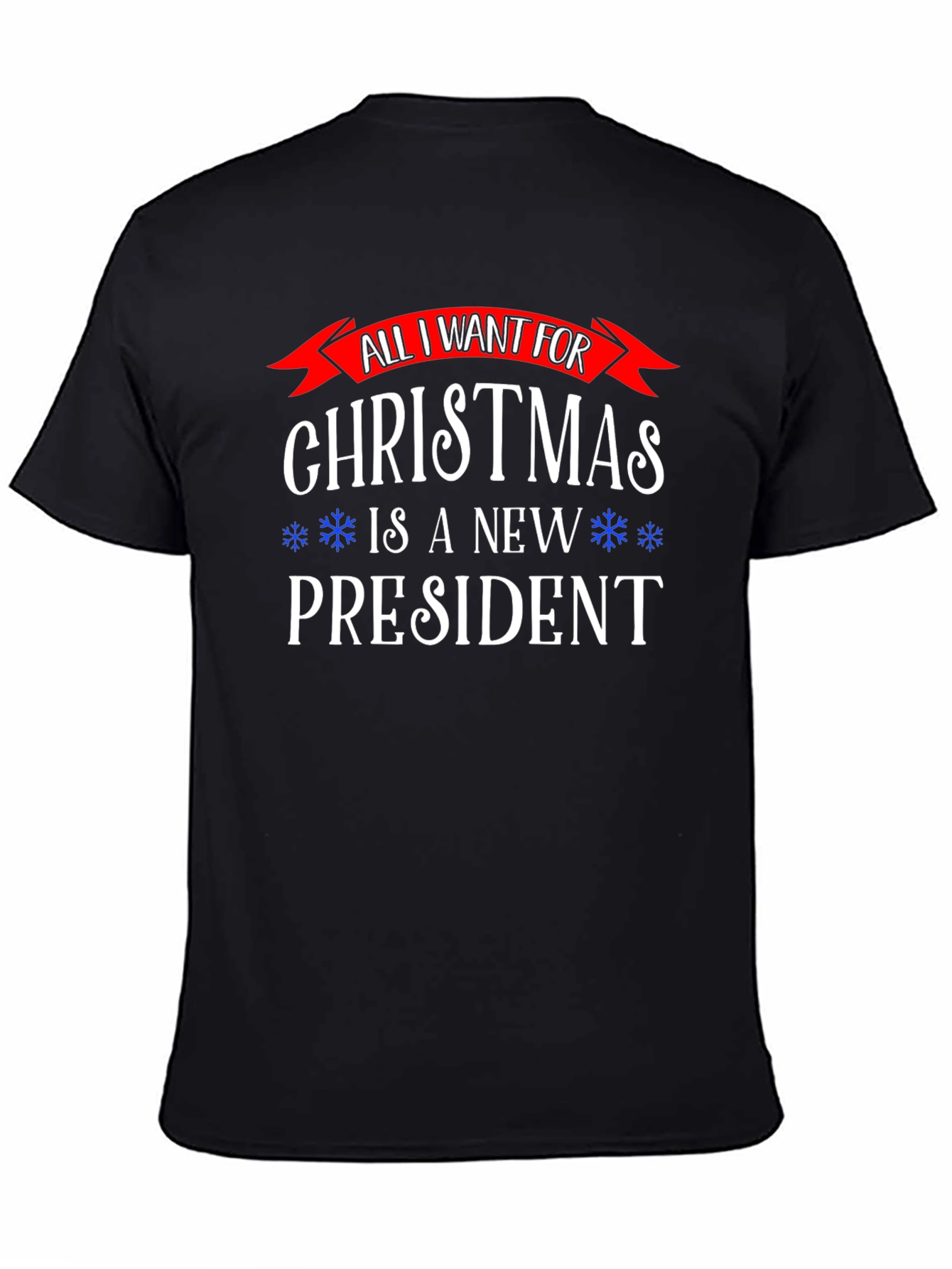 Black Christmas New President Graphic Tee view 4