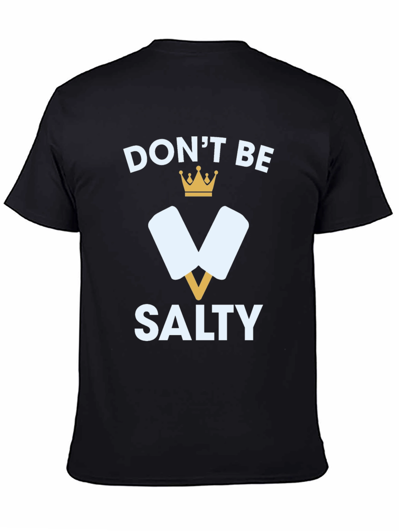 Black Don't Be Salty T-Shirt, Funny Popsicle Tee view 4