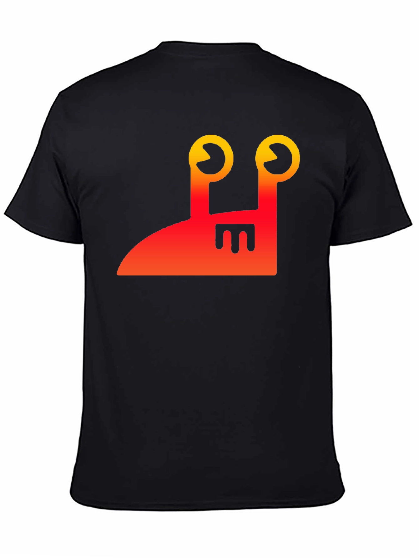Black Funky Alien Graphic T-Shirt - Unique Design view 4