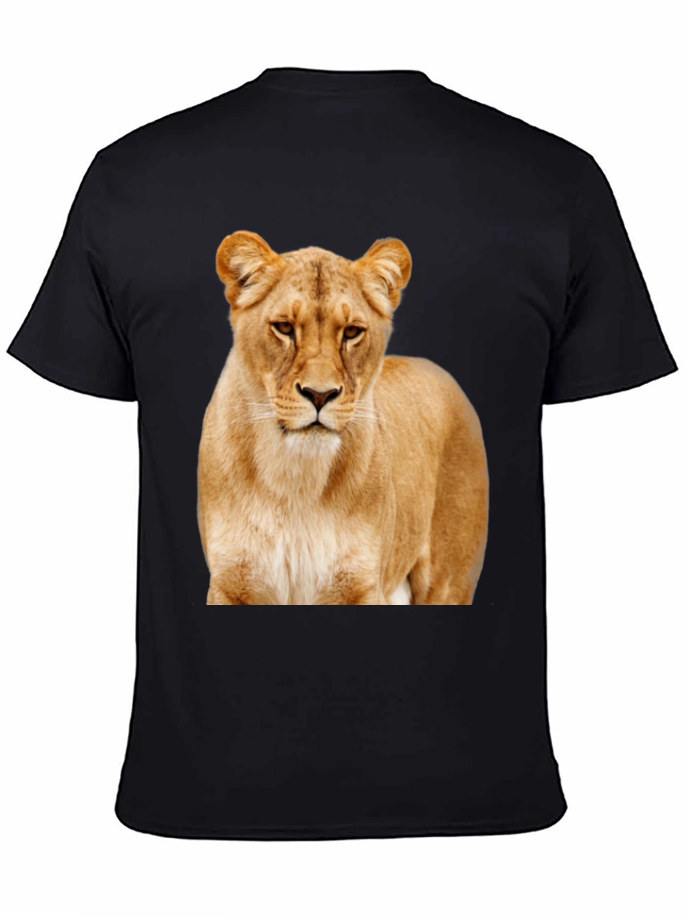 Black Lion Graphic Tee - Stylish Animal Print T-Shirt view 4