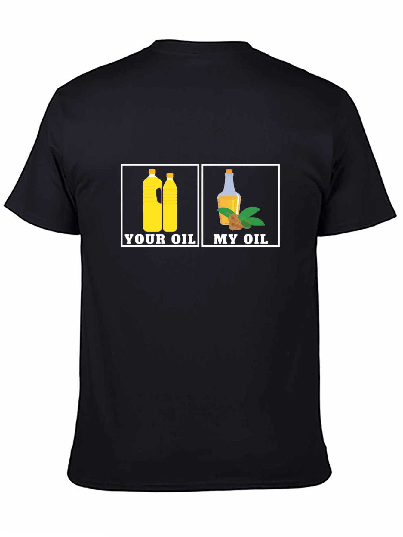 Black Your Oil My Oil T-Shirt view 4