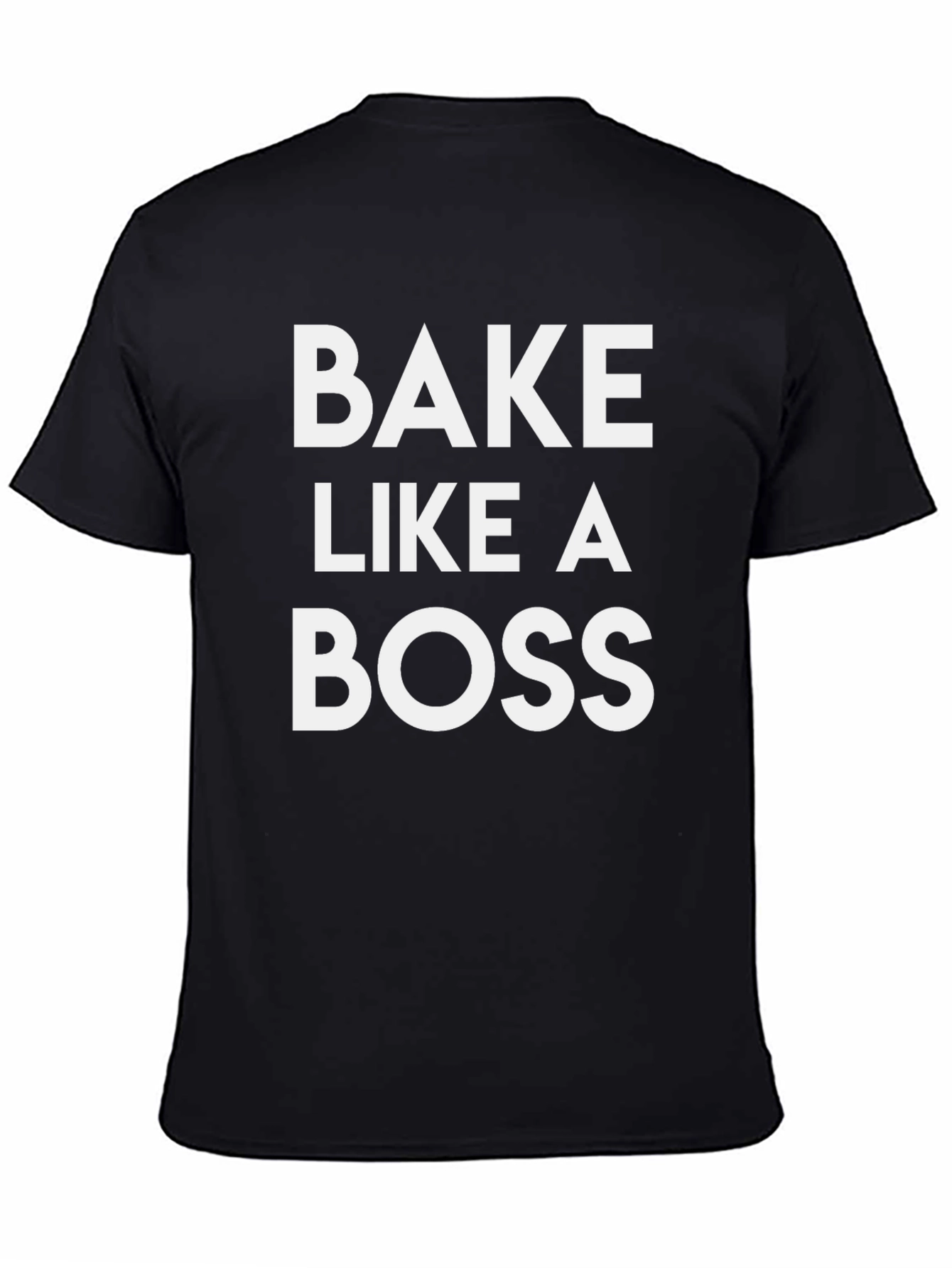 Bake Like a Boss T-Shirt - Black Graphic Tee - 4