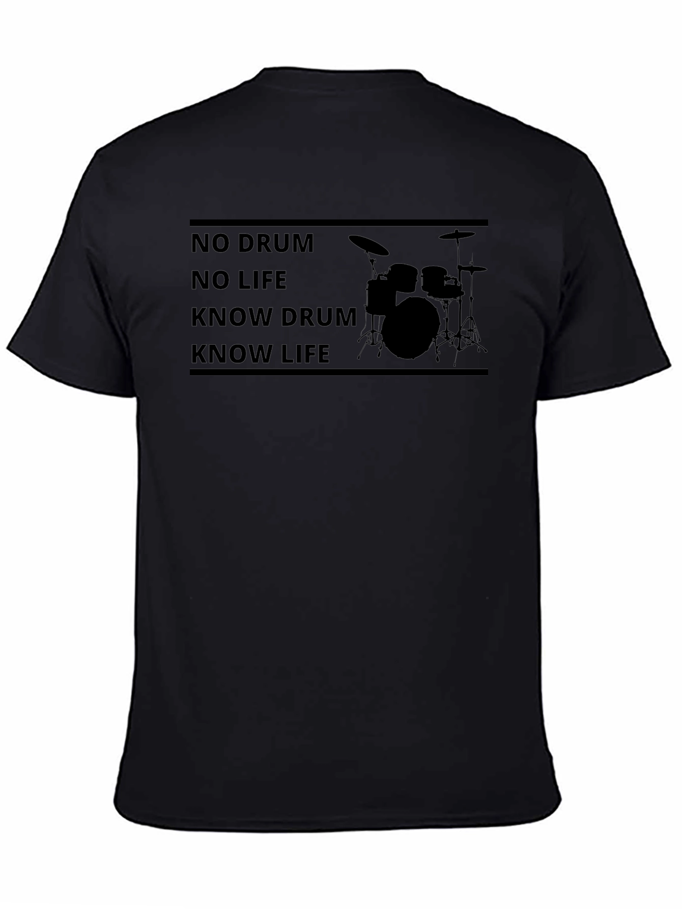 Drummer T-Shirt - No Drum No Life - 4