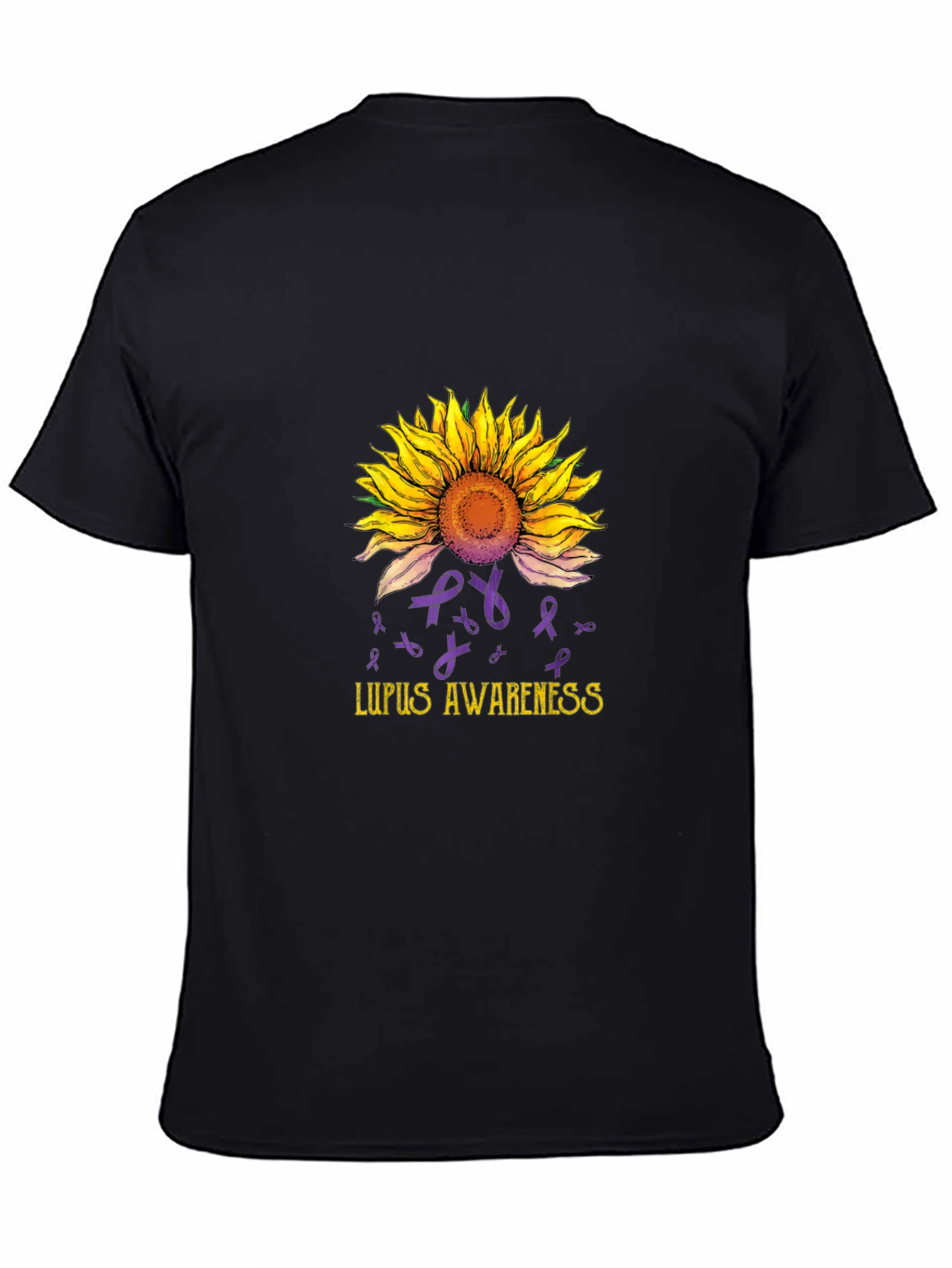 Lupus Awareness Sunflower Graphic Tee - 4