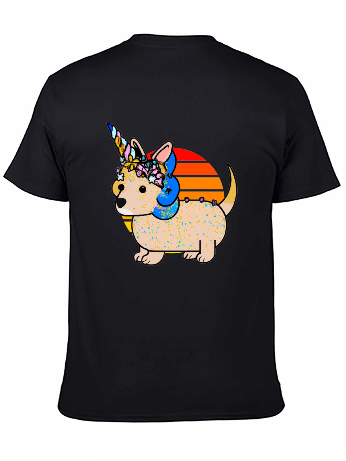 Unicorn Dog T-Shirt, Cute Pet Graphic Tee - 4