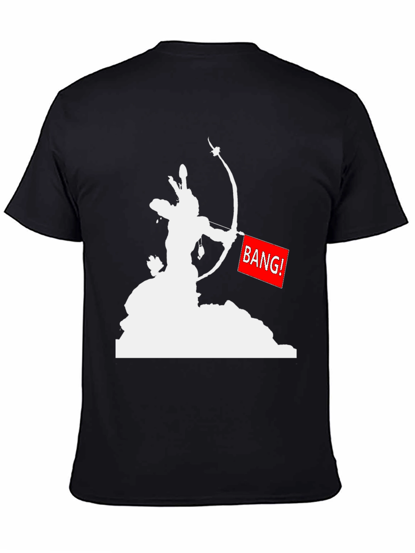 Black Bang! Native American Archer Graphic Tee view 4