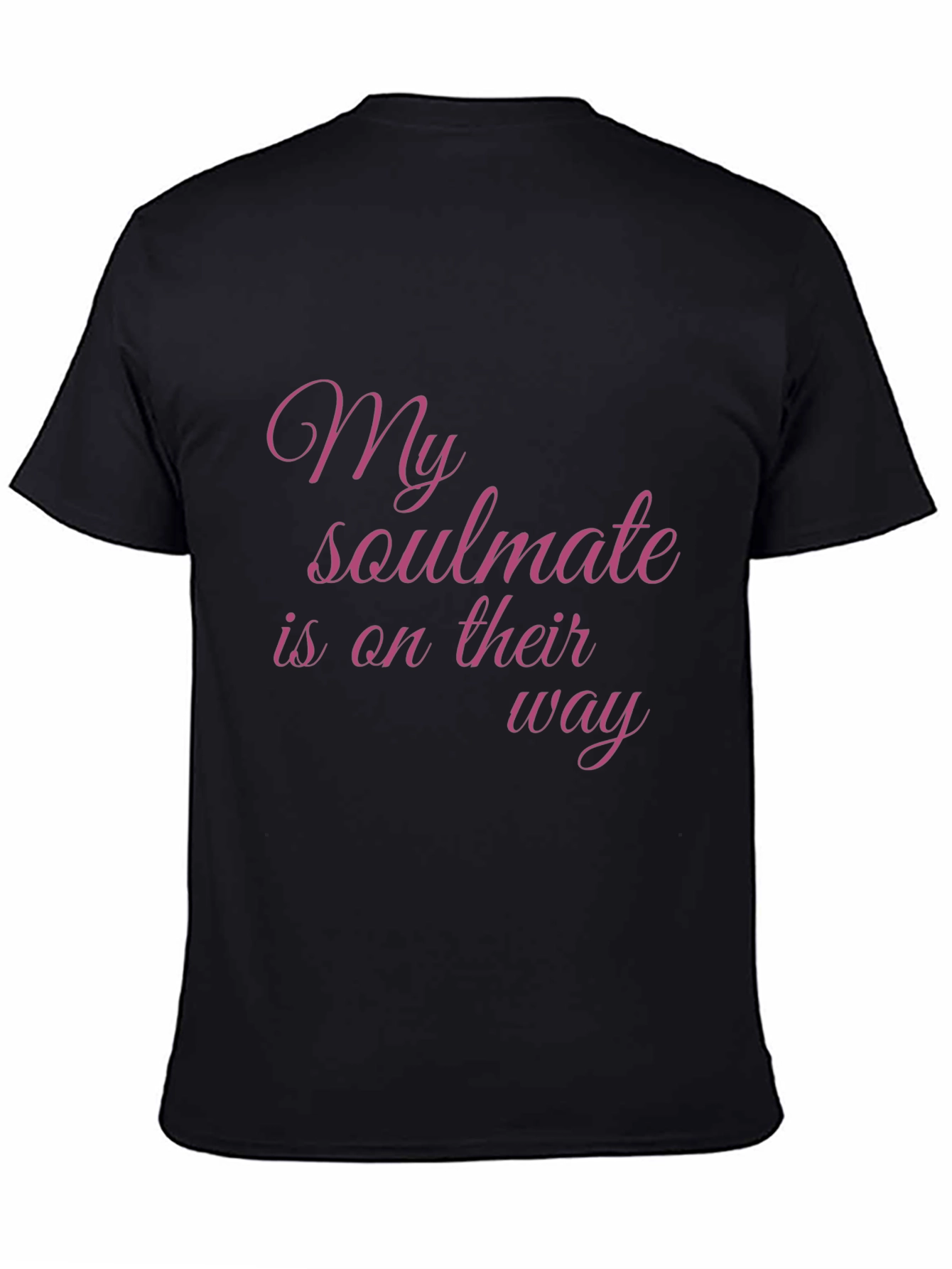 Black Soulmate On The Way Graphic T-Shirt view 4