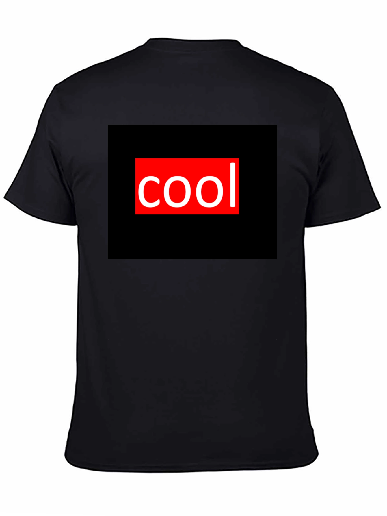 Black Cool Graphic Tee - Black Casual T-Shirt view 4