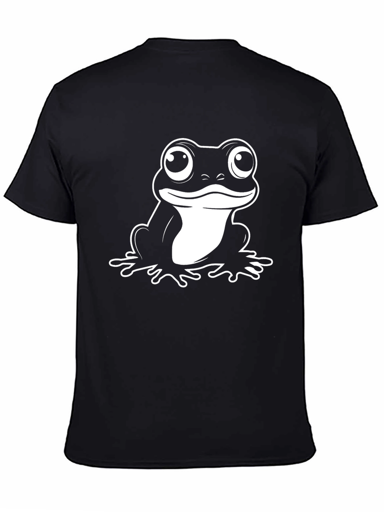 Black Frog Graphic Black T-Shirt view 4