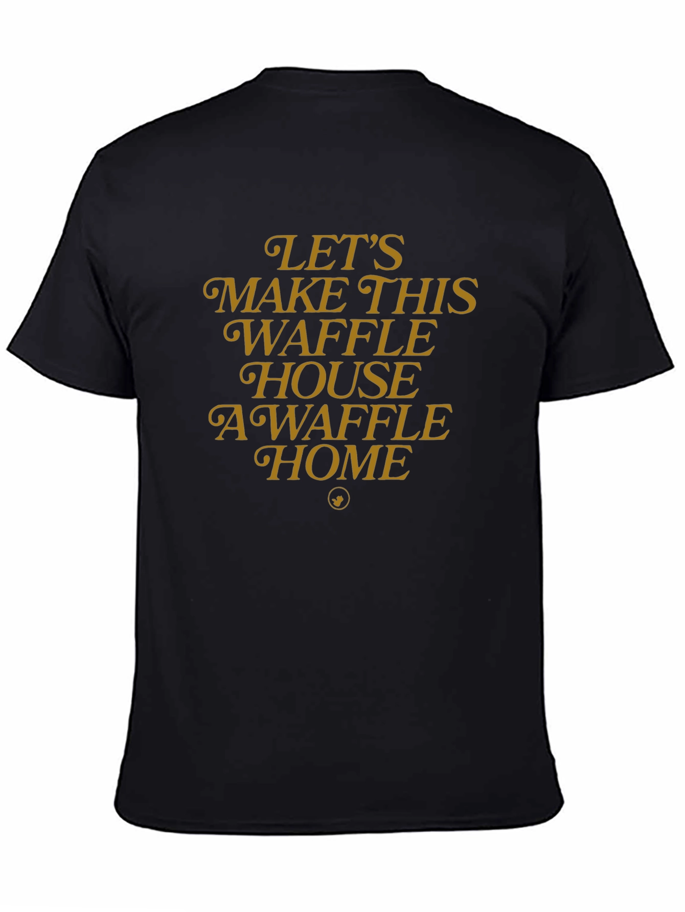 Black Waffle House 'Home' Graphic Tee view 4