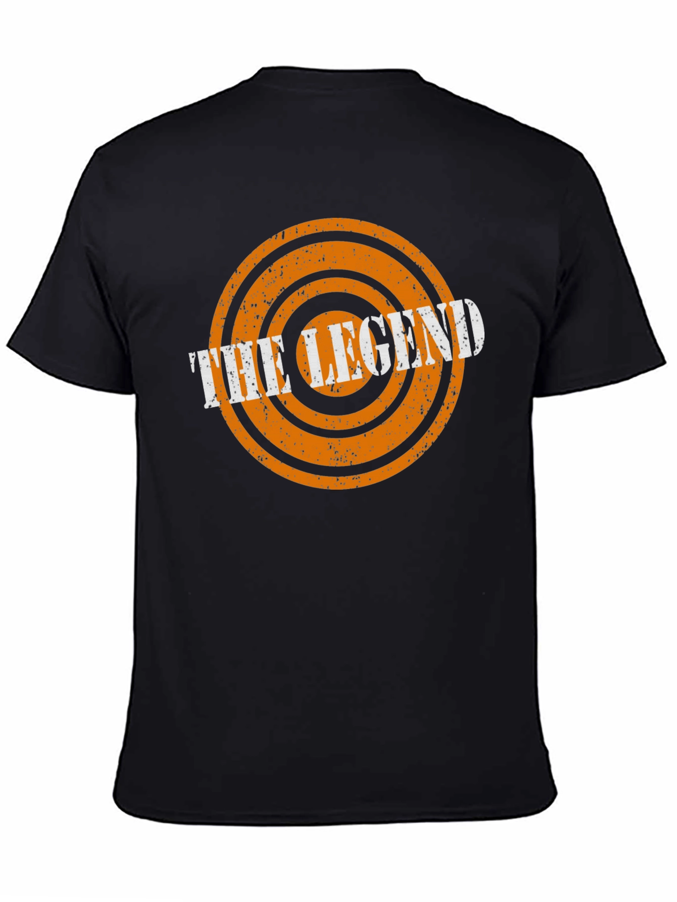 Black The Legend Graphic Tee - Stylish Men's Black T-Shirt view 4