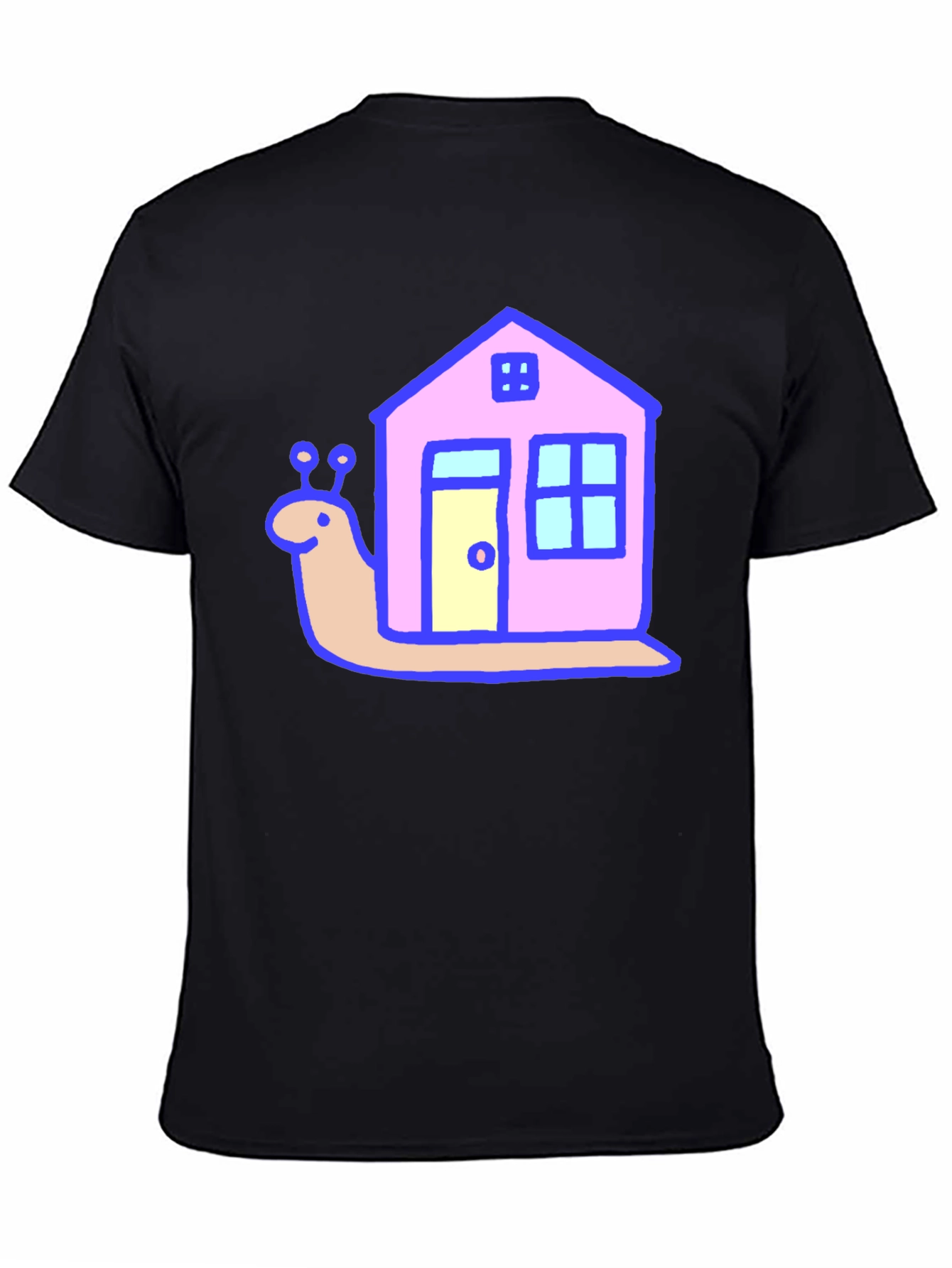 Black Snail House Graphic Print Tee view 4
