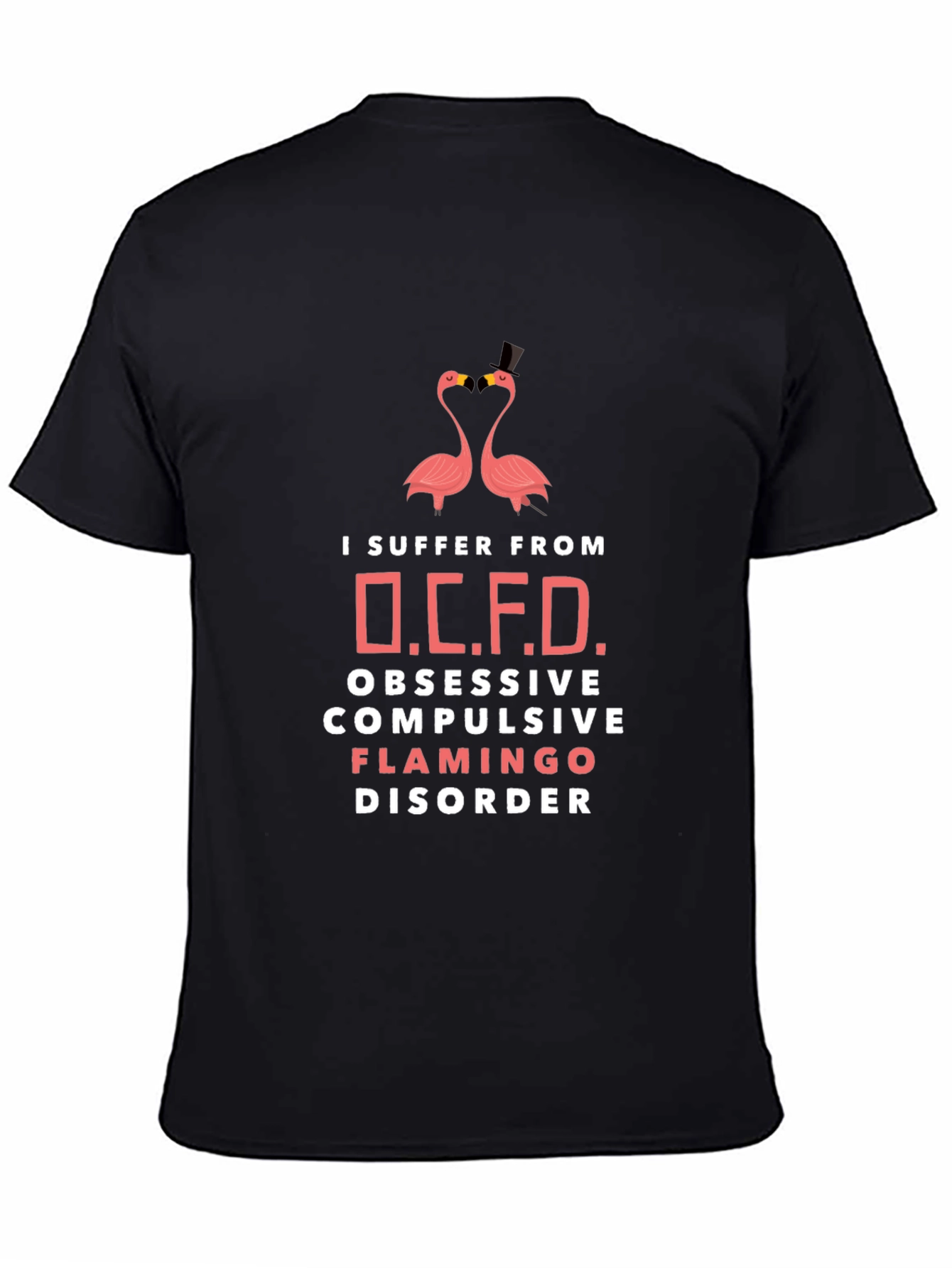 Black OCFD Flamingo Disorder T-Shirt view 4