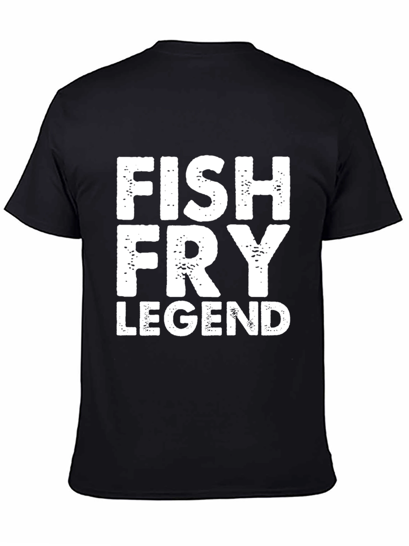 Black Fish Fry Legend Black T-Shirt view 4
