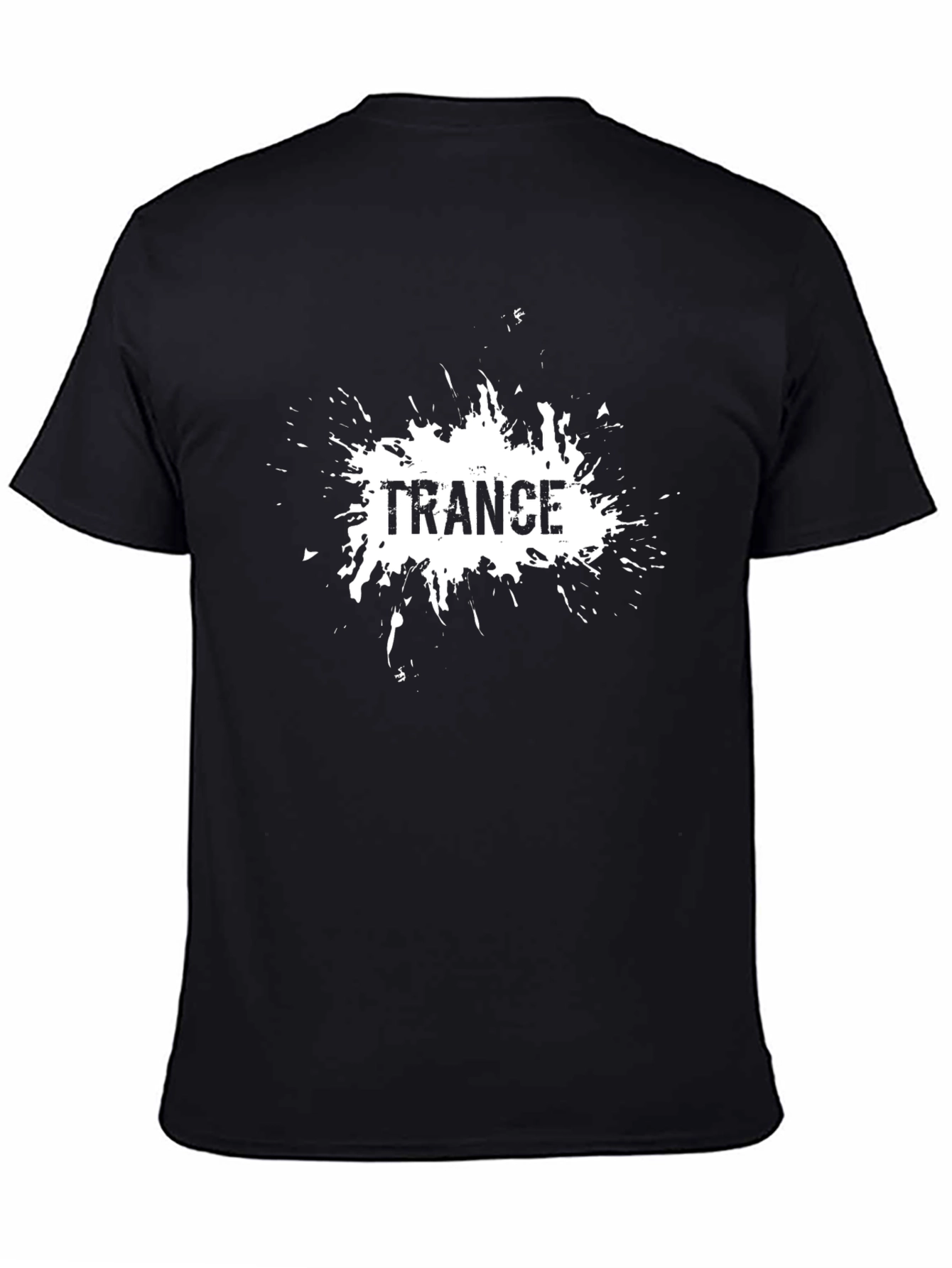 Black Trance Graphic Black T-Shirt view 4