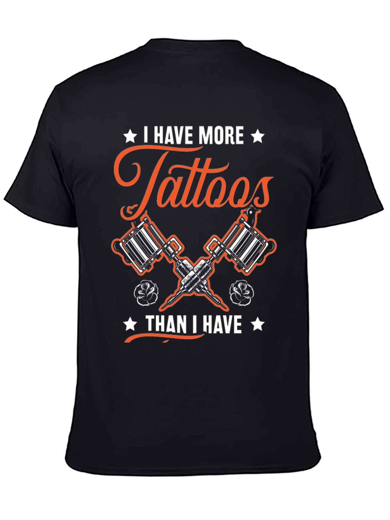 Black Tattoo Lover T-Shirt: More Tattoos view 4