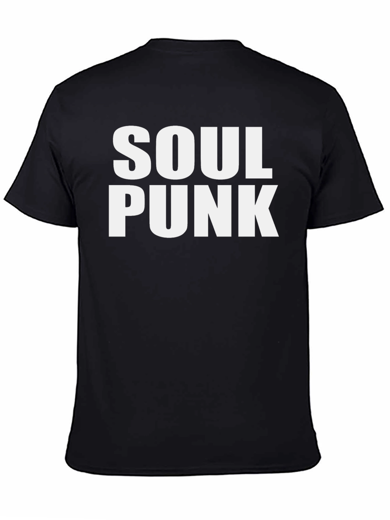 Black Soul Punk Graphic Tee - Mens Black T-Shirt view 4
