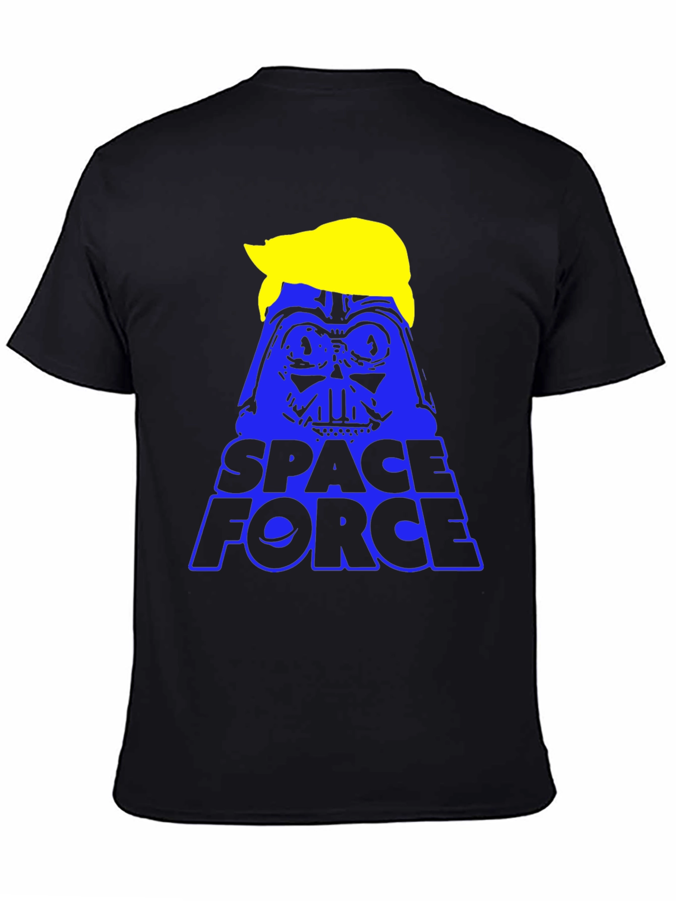 Black Space Force Darth Vader Trump T-Shirt view 4