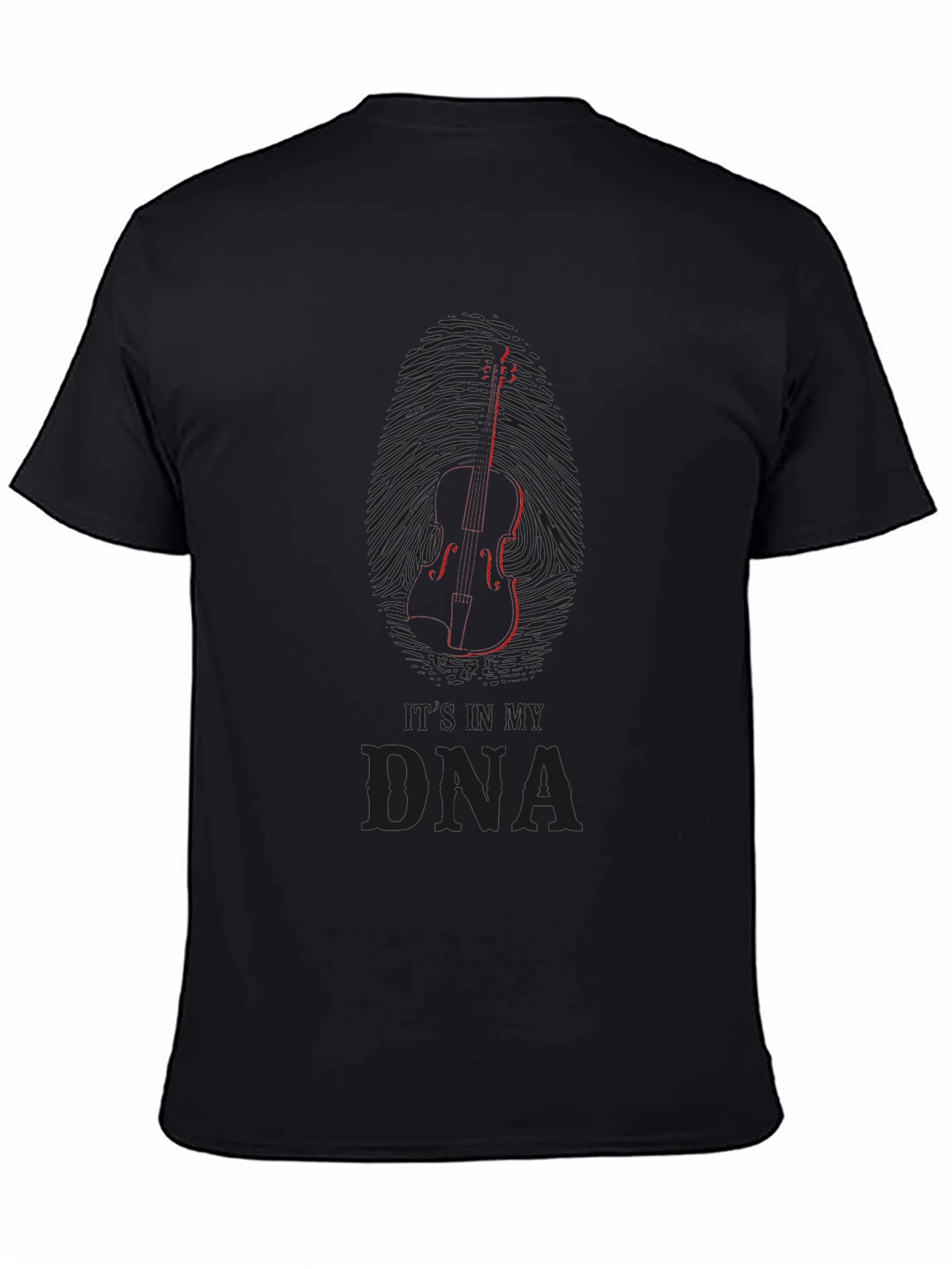 Black Violin DNA Graphic Tee - Musician T-Shirt view 4