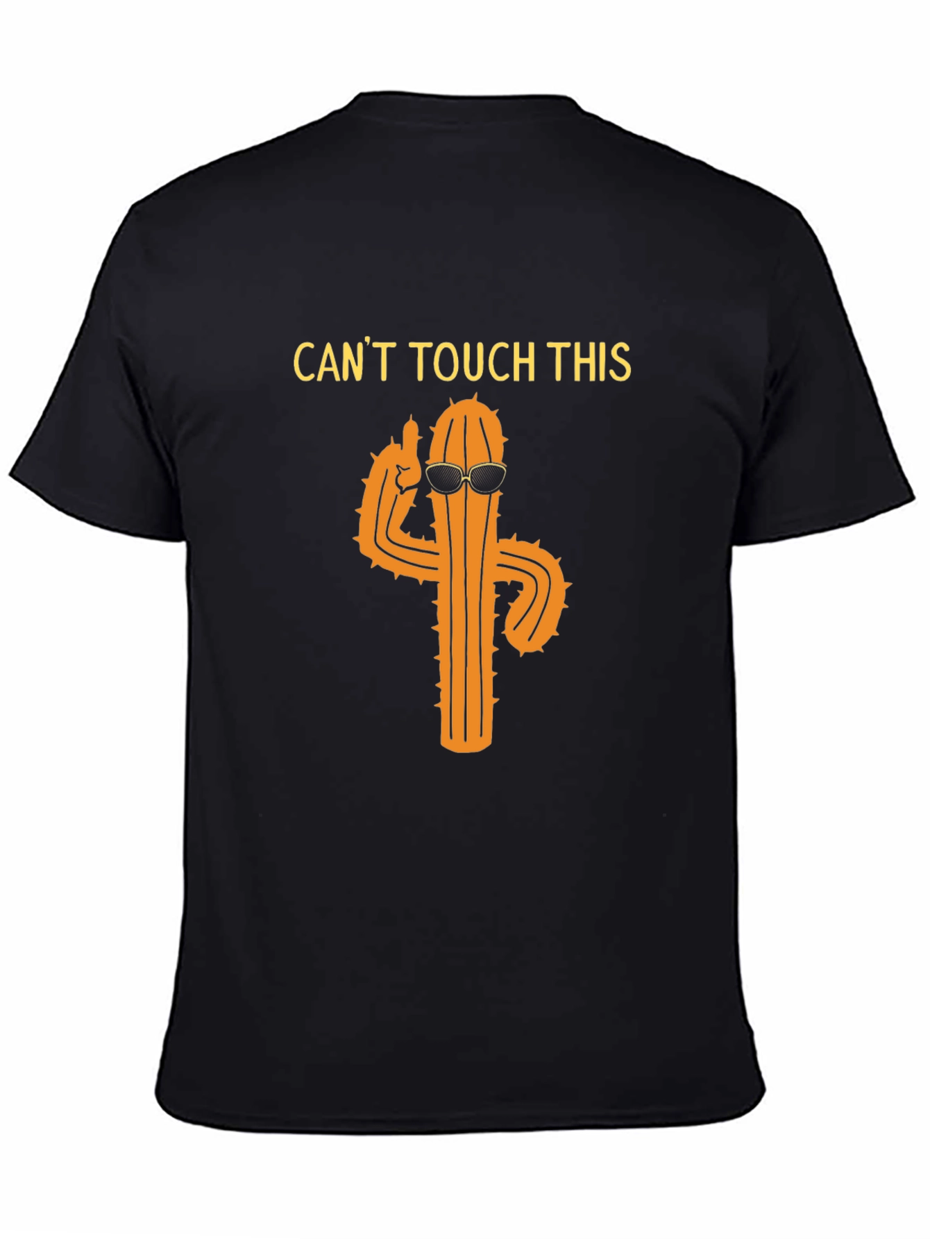 Black Cool Cactus Graphic Tee - Can't Touch This! view 4