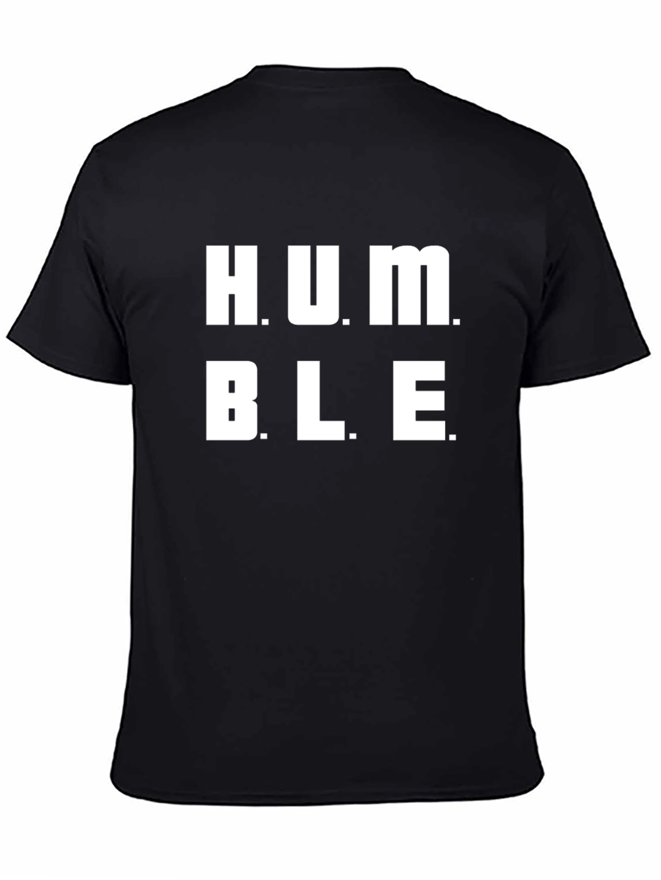 Black Humble Graphic Print Black T-Shirt view 4