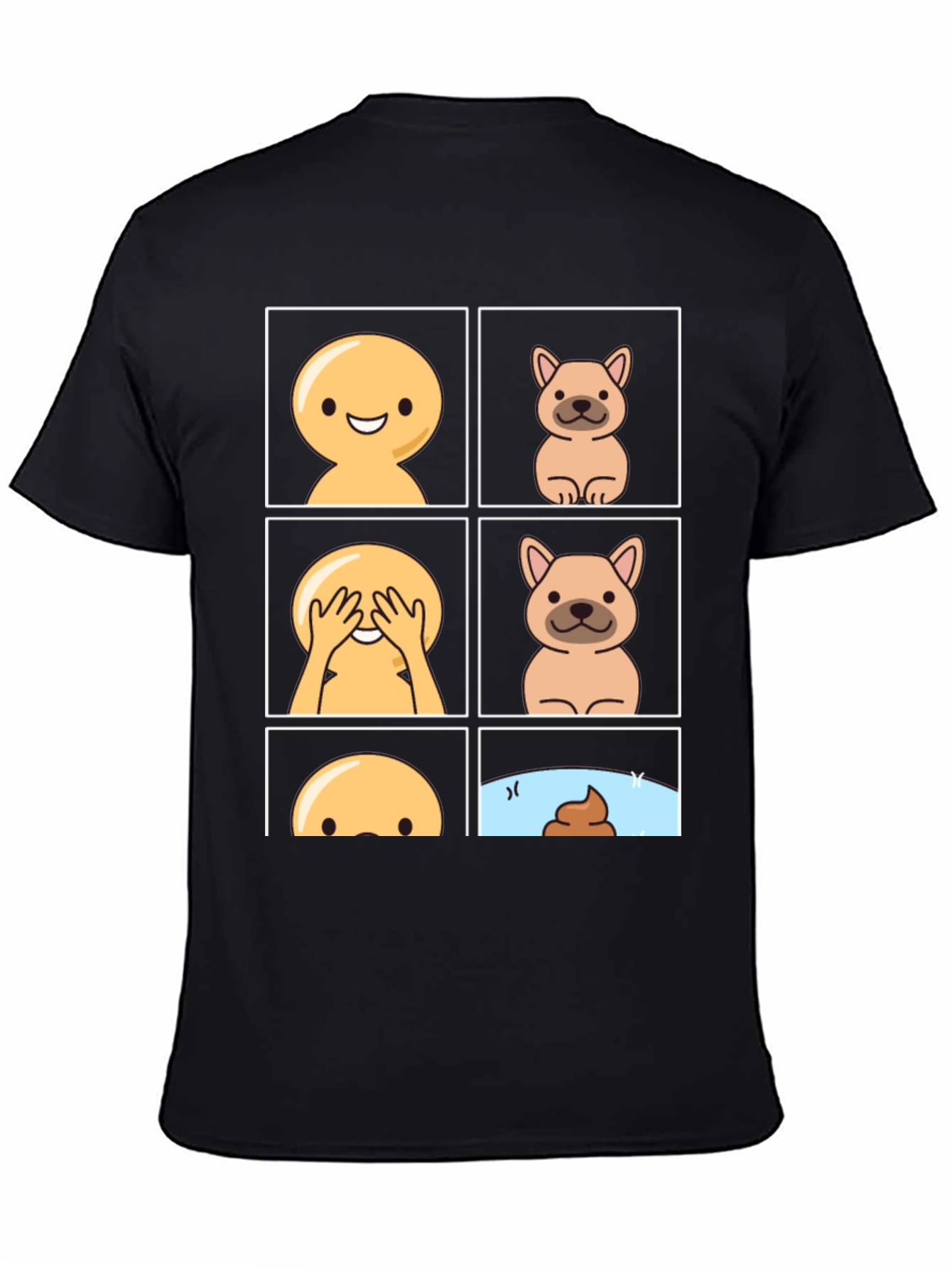 Black Peek-a-Poo T-Shirt view 4