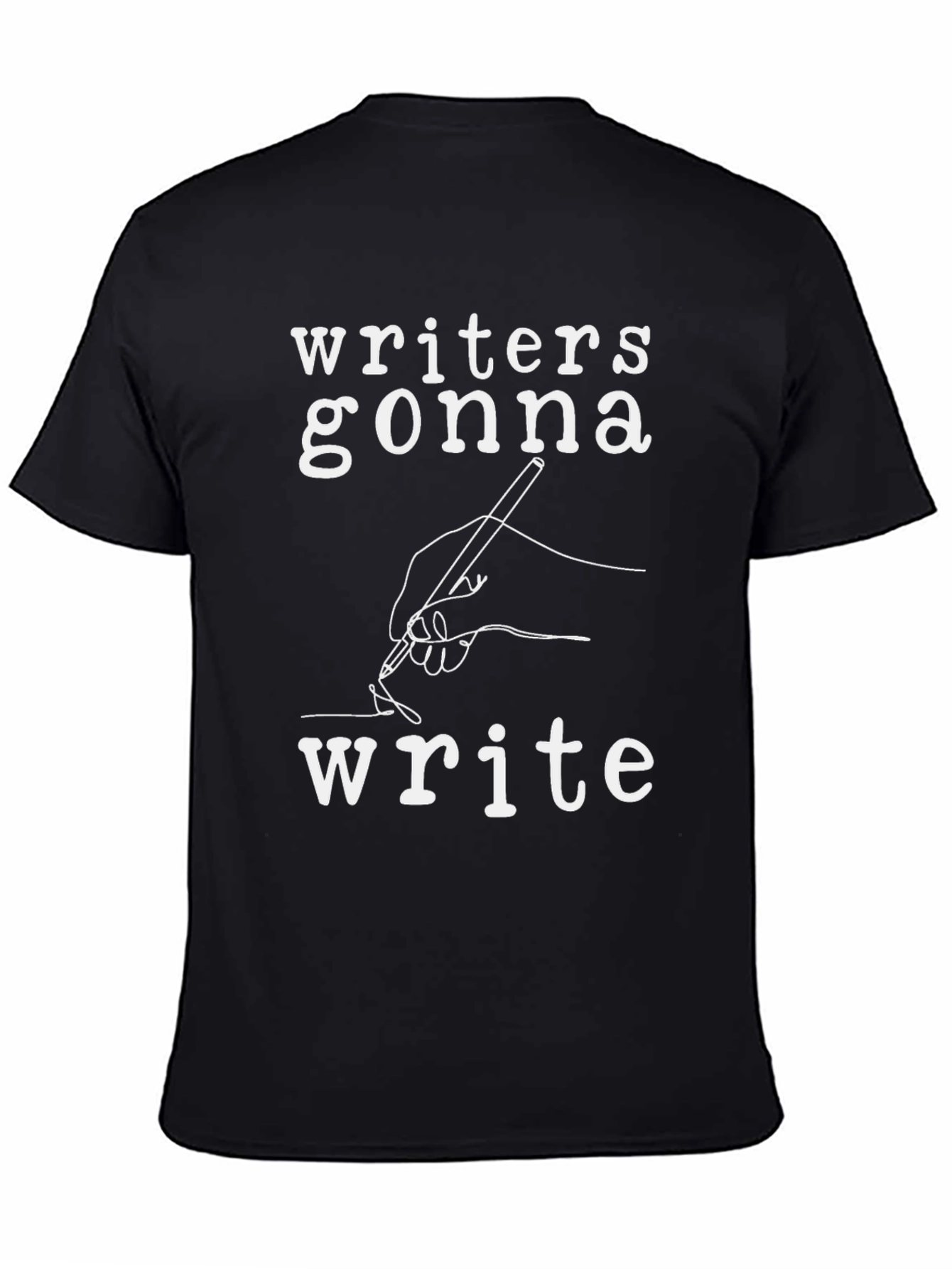 Black Writer's Gonna Write Tee view 4
