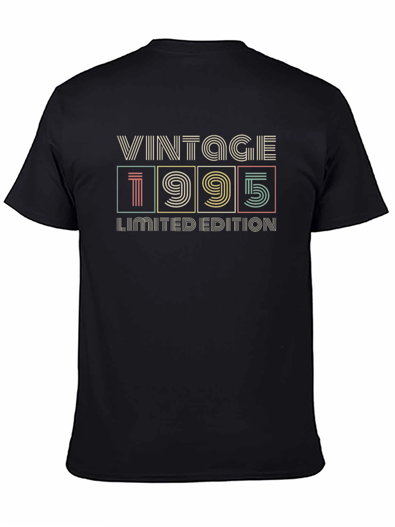 Black Vintage 1995 Limited Edition Black T-Shirt view 4