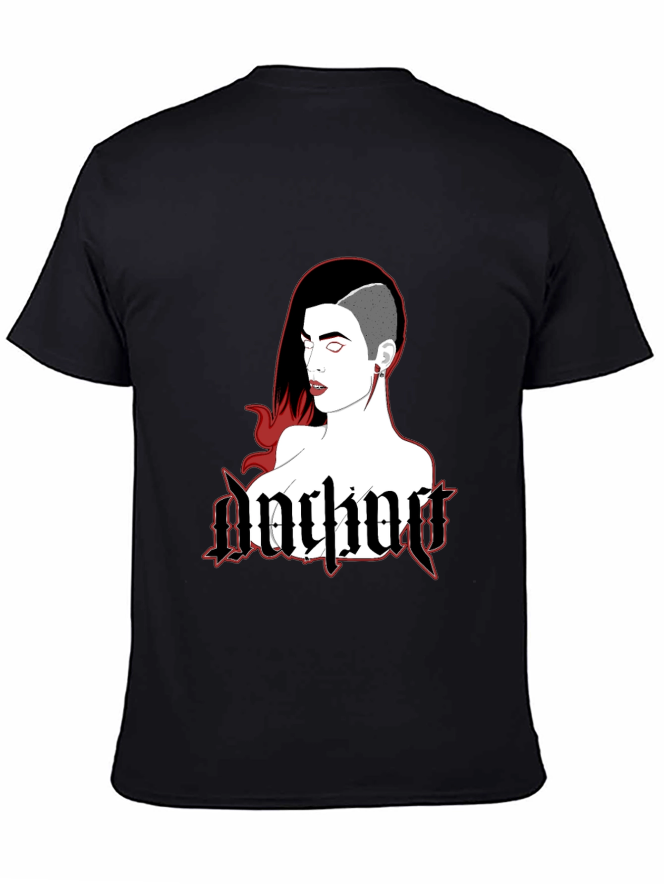 Black Anchor Woman Graphic T-Shirt view 4