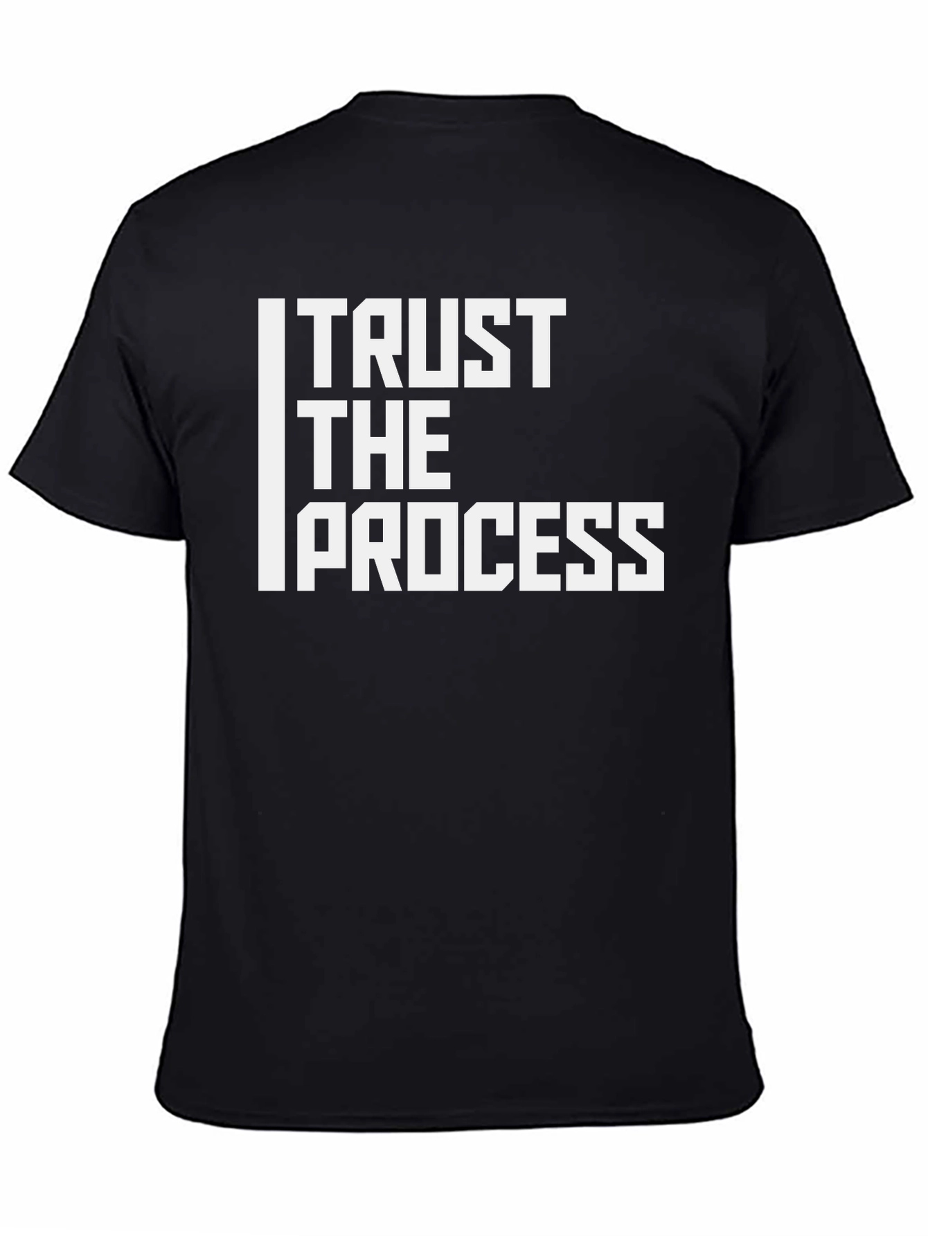 Black Trust the Process Black T-Shirt view 4