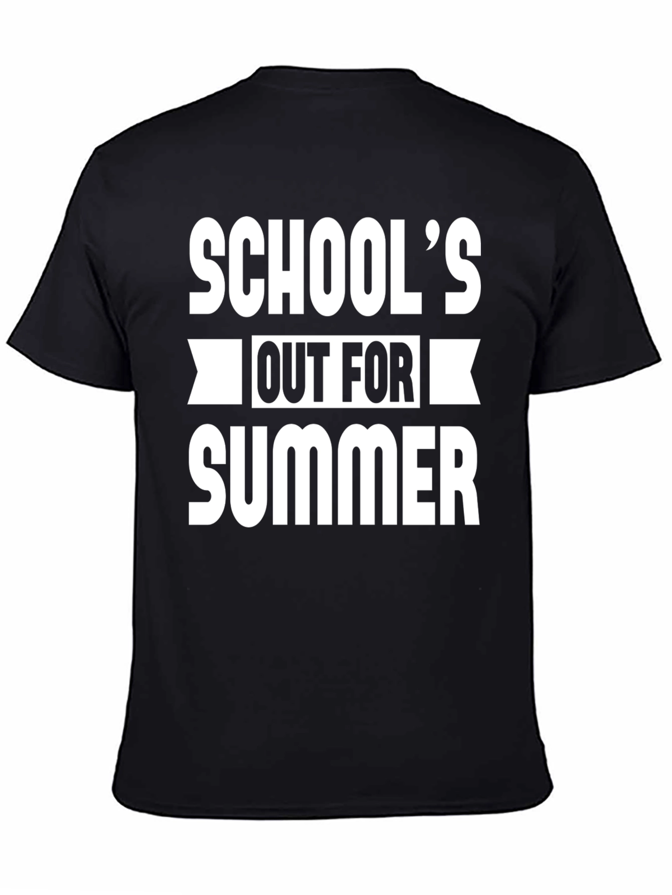 Black School's Out For Summer T-Shirt view 4