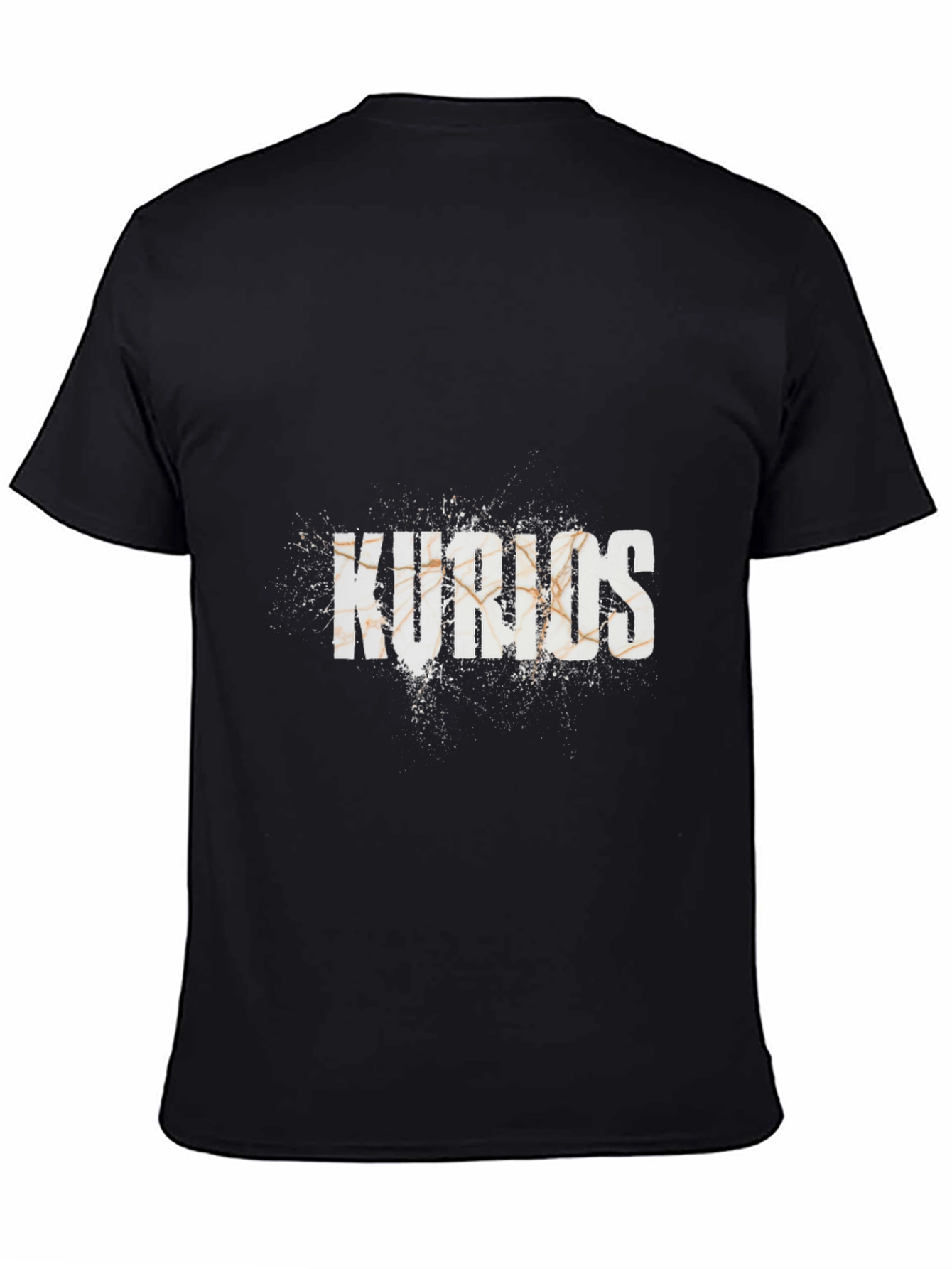 Black Kurios Graphic Tee - Black Cotton Blend view 4
