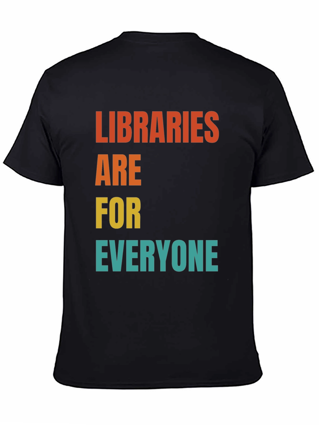 Black Libraries Are For Everyone T-Shirt view 4