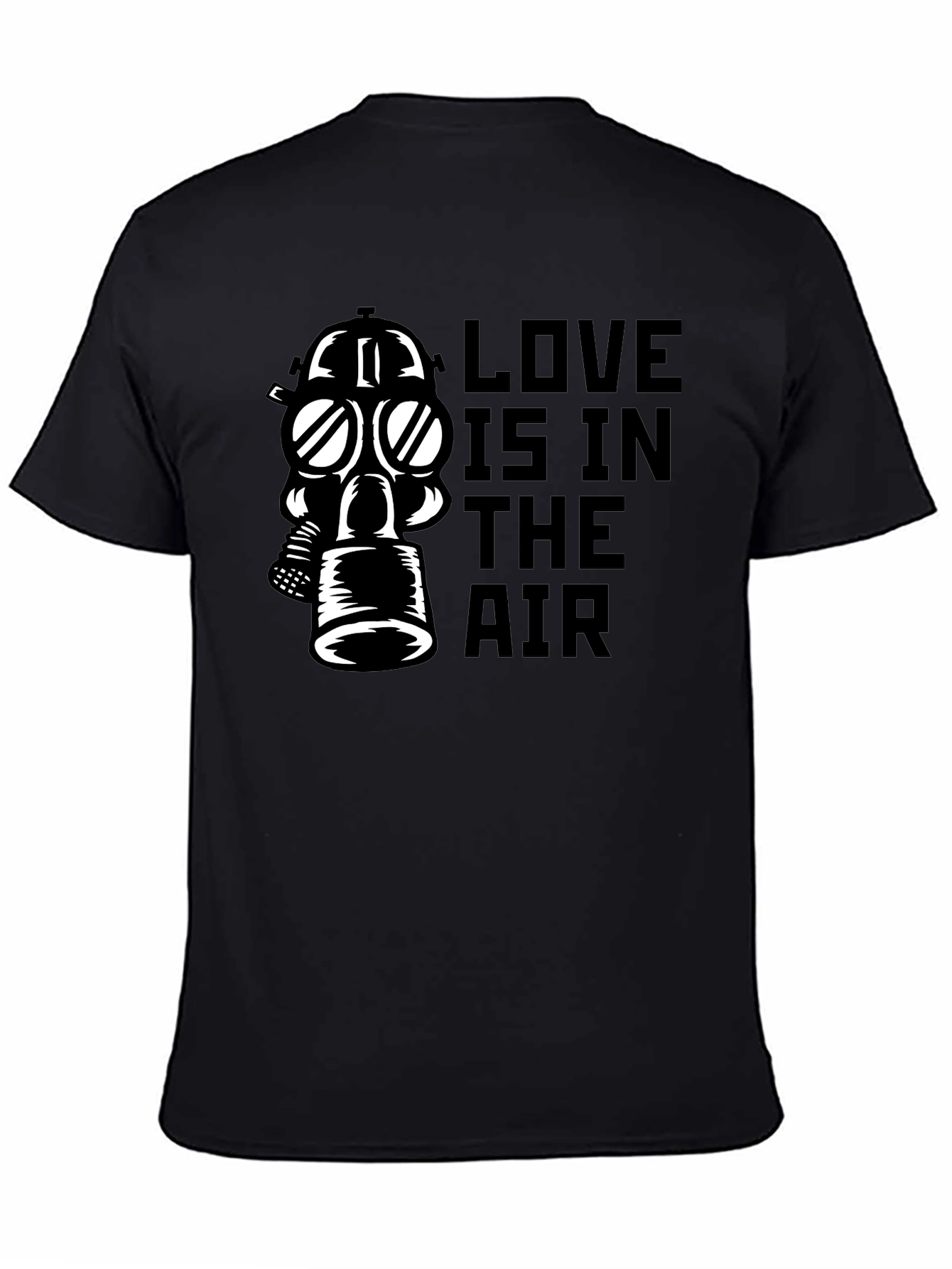 Black Love In The Air Graphic T-Shirt view 4