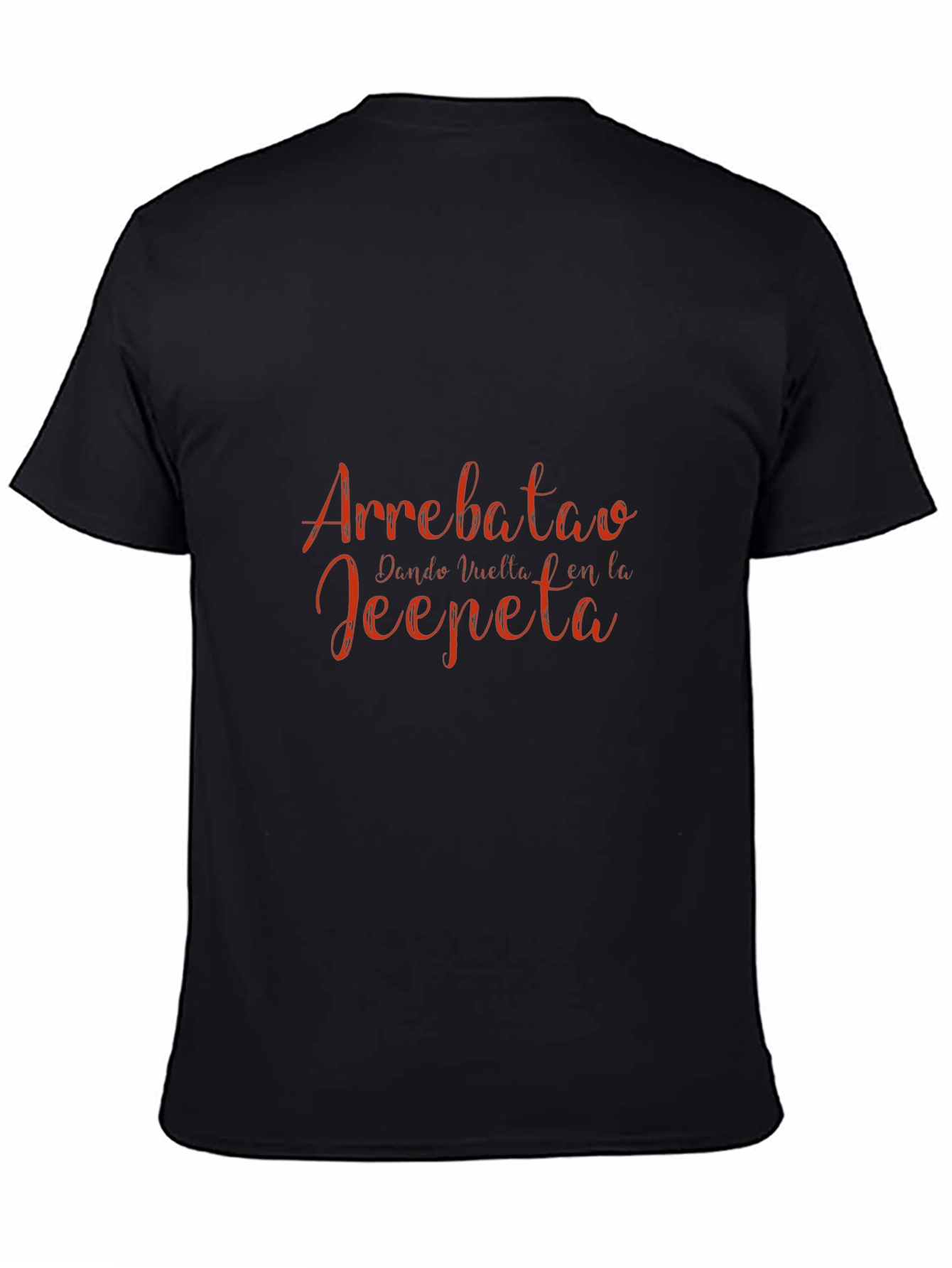 Black Arrebatao Men's Black T-Shirt - Jeepeta view 4