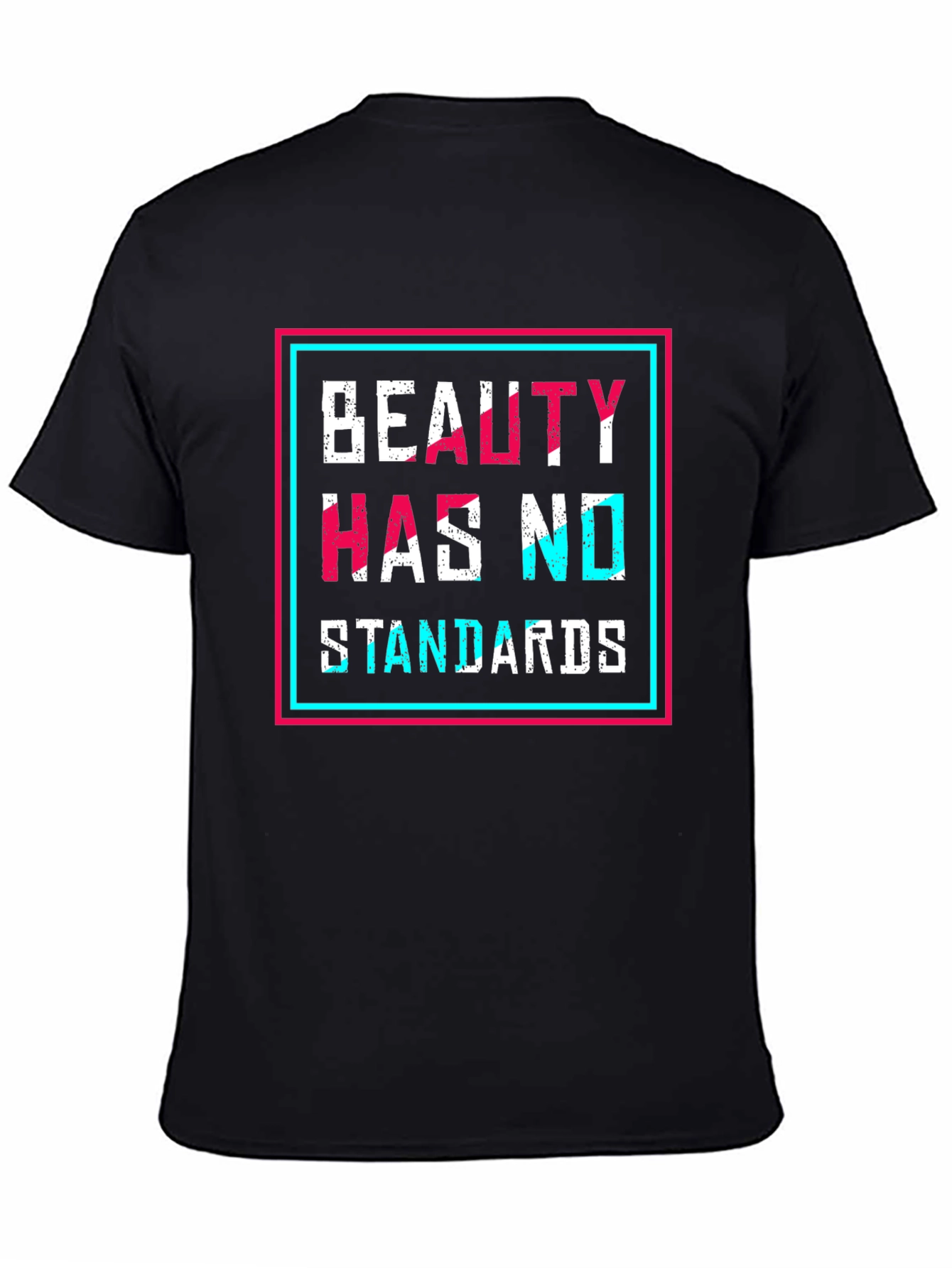 Black Beauty Has No Standards Graphic Tee - Black view 4