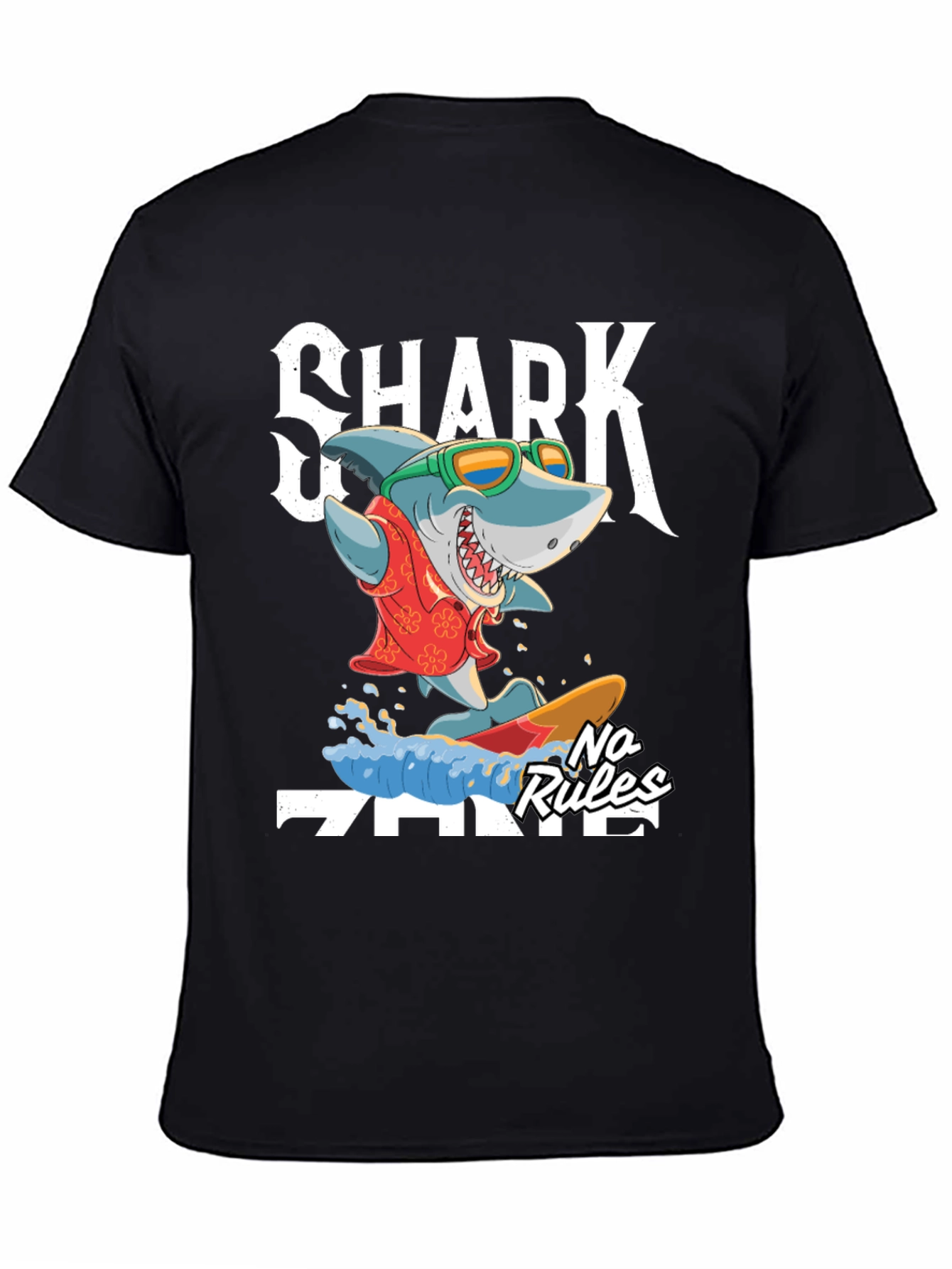 Shark Zone No Rules Graphic Tee - 4