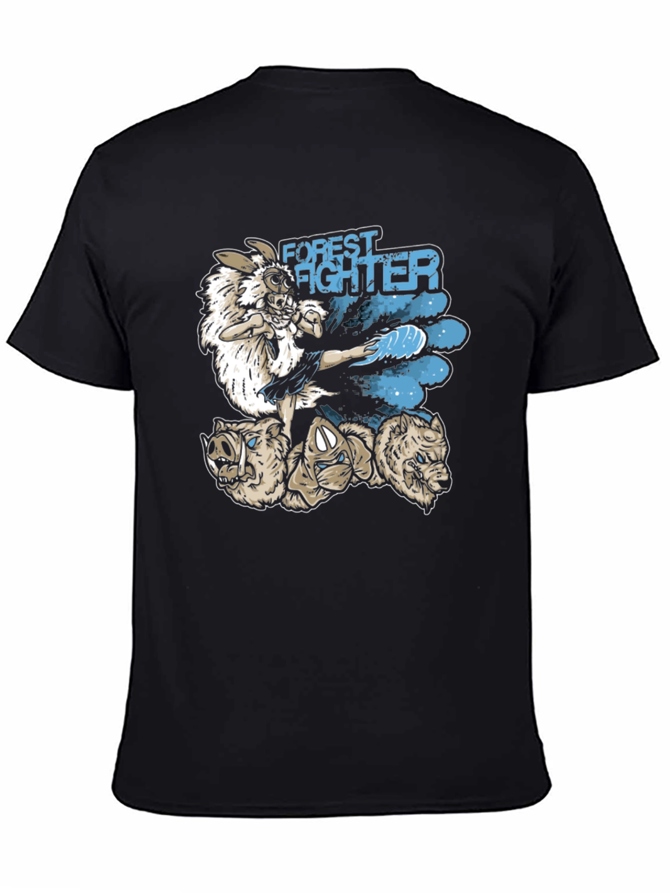 Black Forest Fighter Graphic Tee view 4
