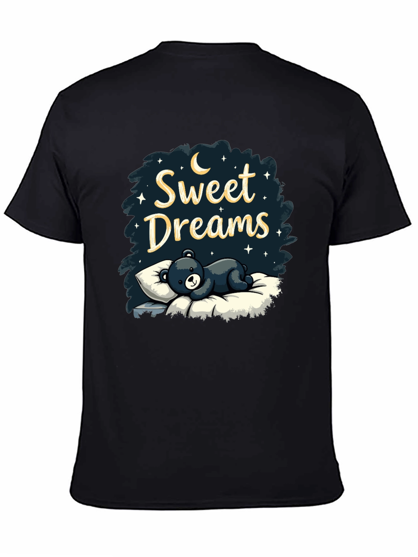 Black Sweet Dreams Bear T-Shirt view 4