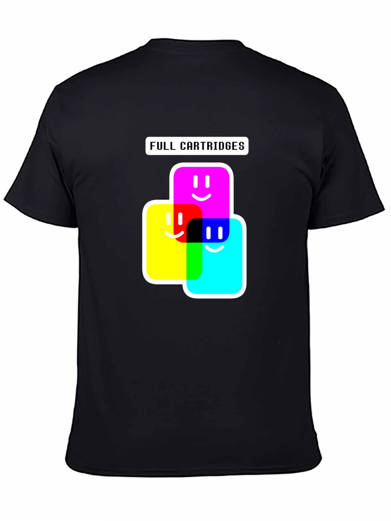 Black Full Cartridges Graphic T-Shirt view 4