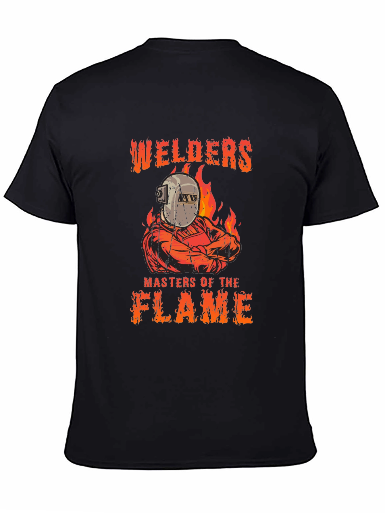 Black Welders Masters of the Flame Graphic T-Shirt view 4
