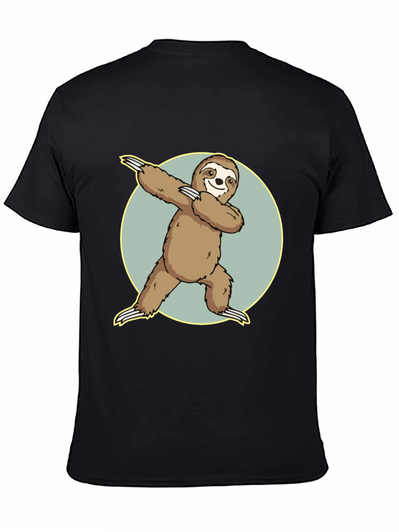 Black Sloth Dabbing T-Shirt - Funny Animal Tee view 4