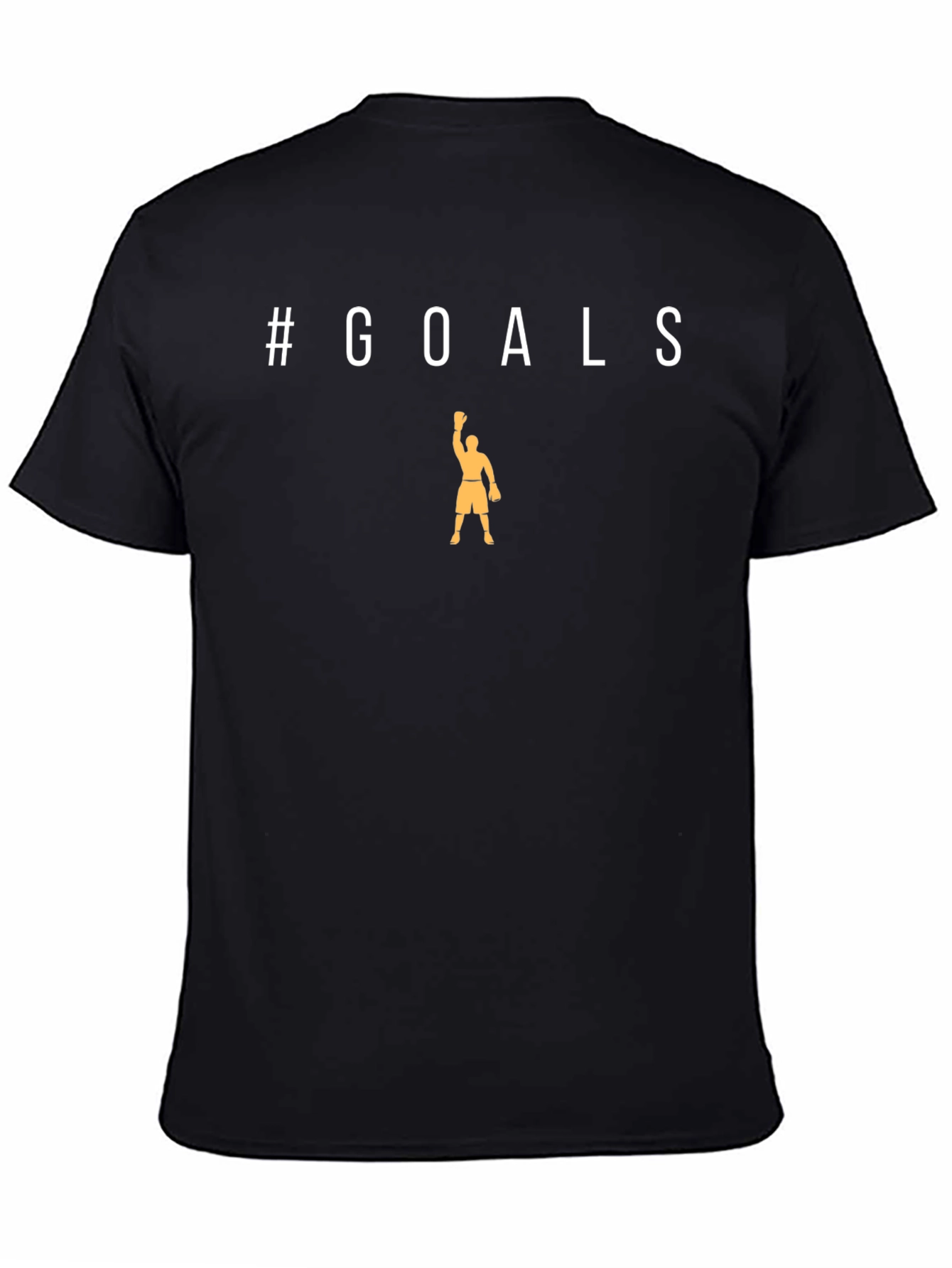 Black #Goals Graphic Tee - Black Short Sleeve T-Shirt view 4