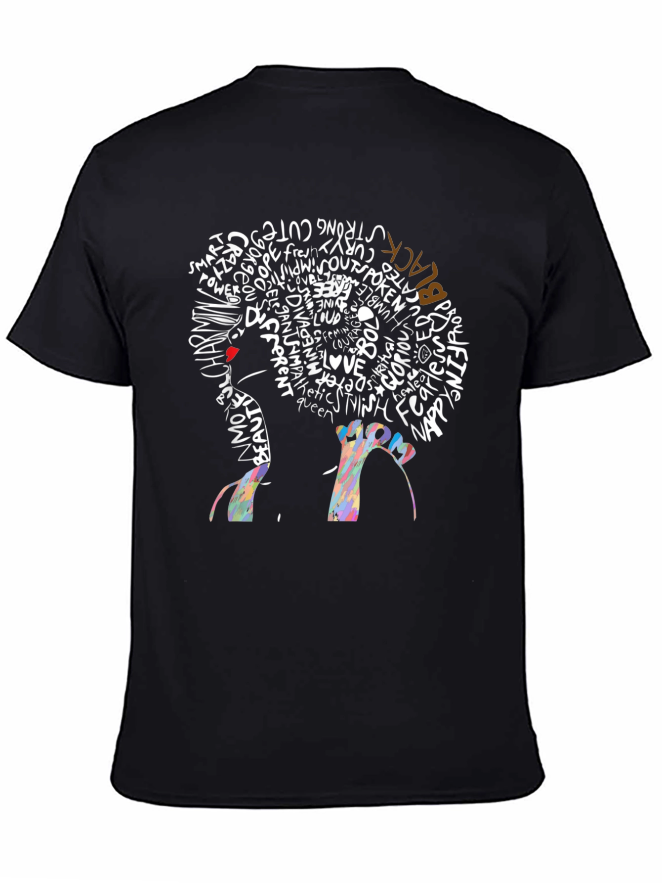 Black Empowered Black Woman Graphic Tee view 4